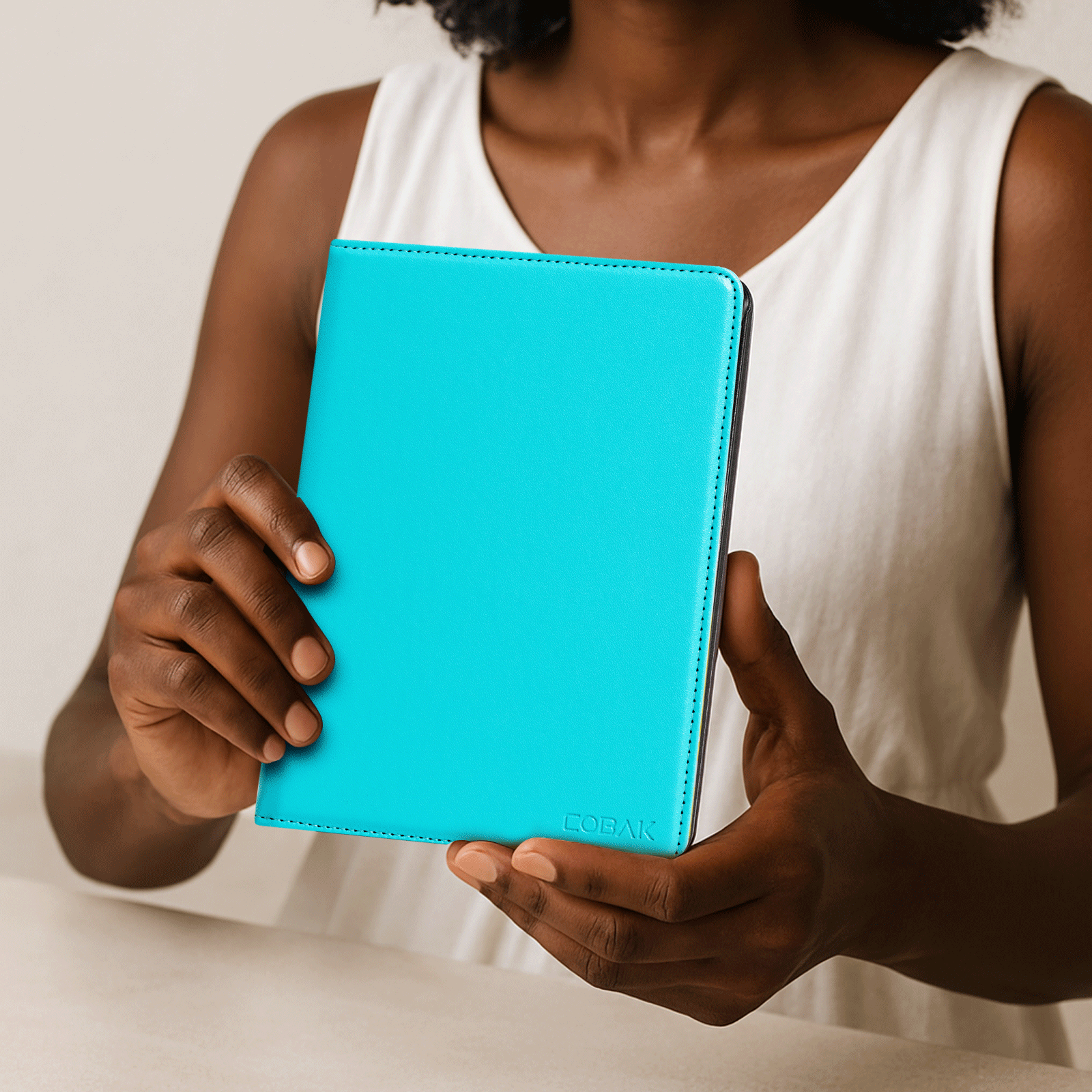 Kindle Paperwhite 12th Gen (2024 7 inch) stand Case#Color_Turquoise Blue