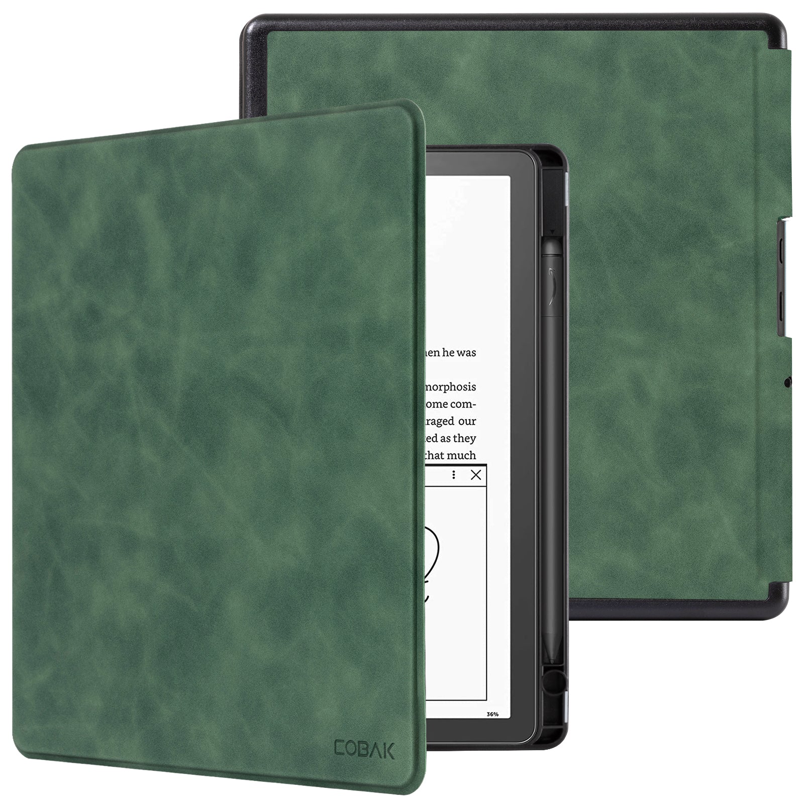 Kindle Scribe (2022/2024 10.2 INCH) Basic Case#Color_Emerald Green