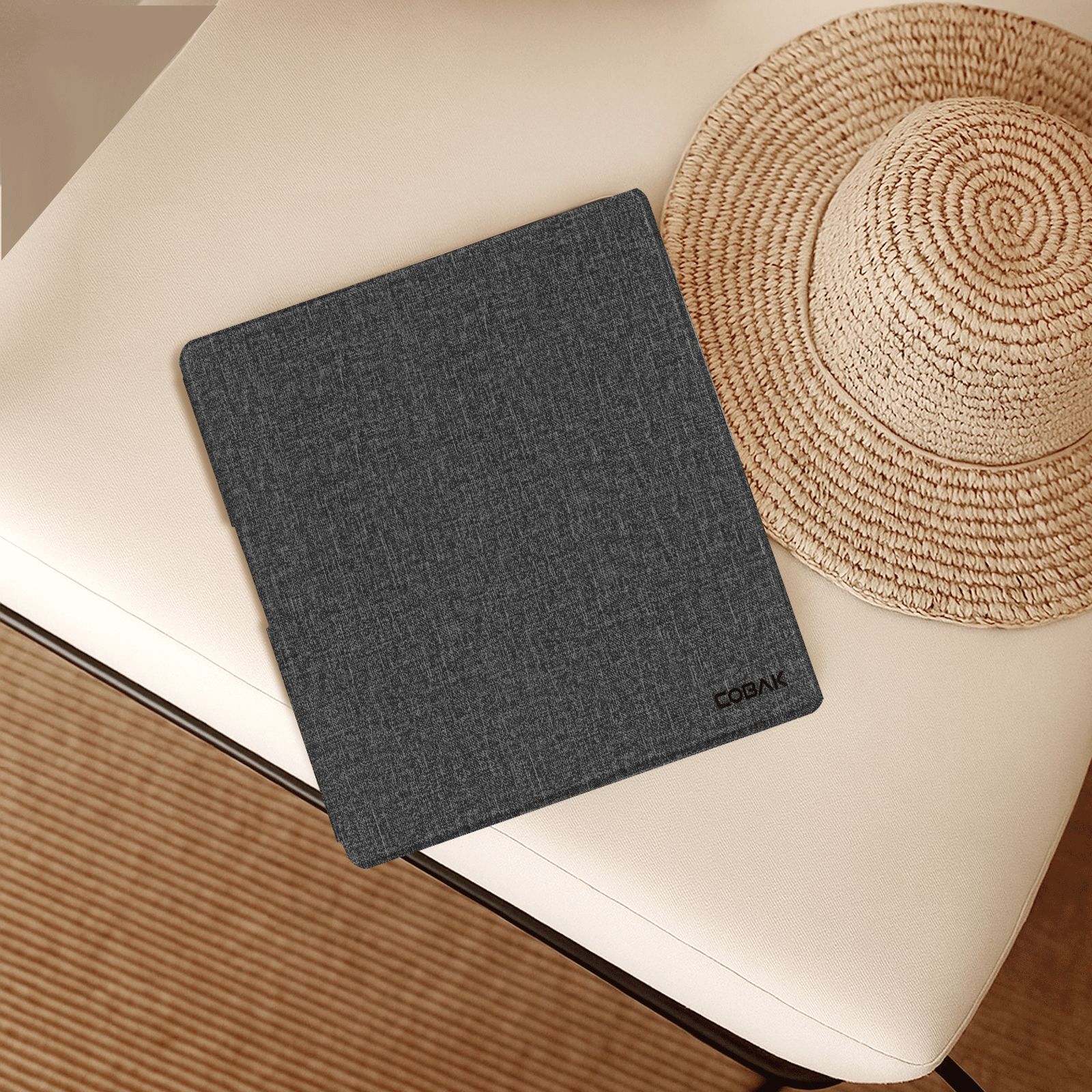 Kindle Scribe (2022/2024 10.2 INCH) Basic Case#Color_Fabric Gray