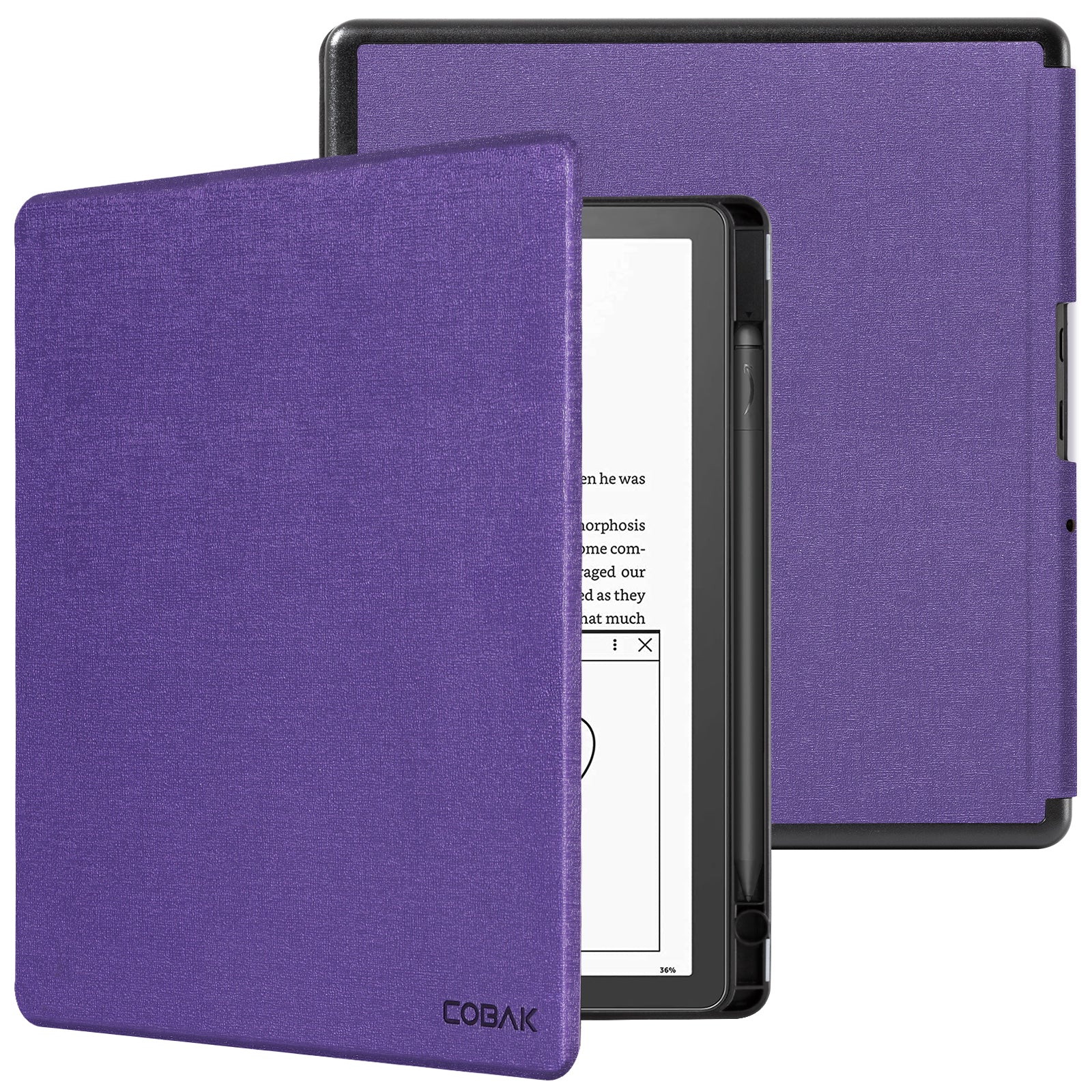 Kindle Scribe (2022/2024 10.2 INCH) Basic Case#Color_Fabric Purple