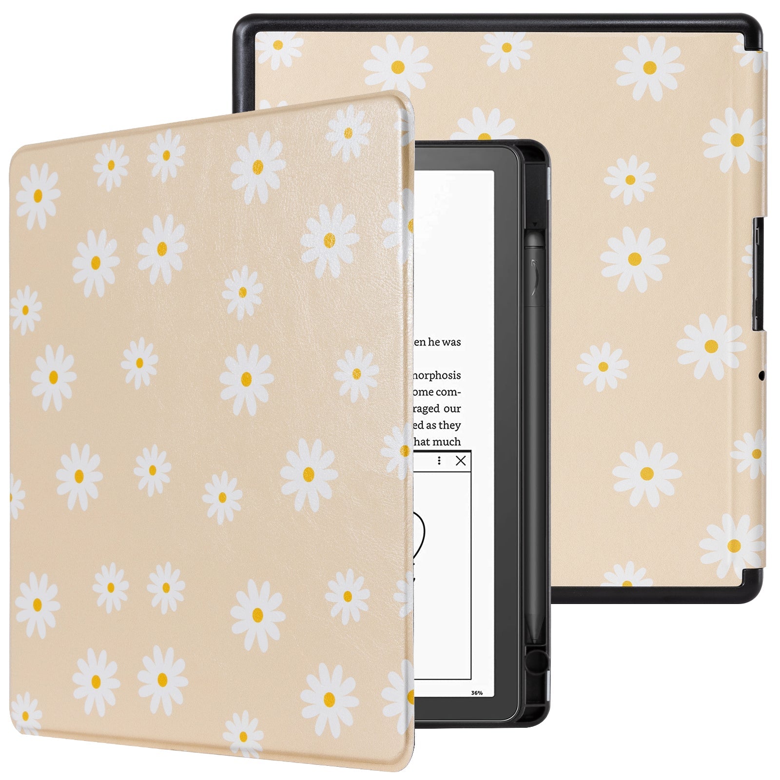 Kindle Scribe (2022/2024 10.2 INCH) Basic Case#Color_Little Daisy