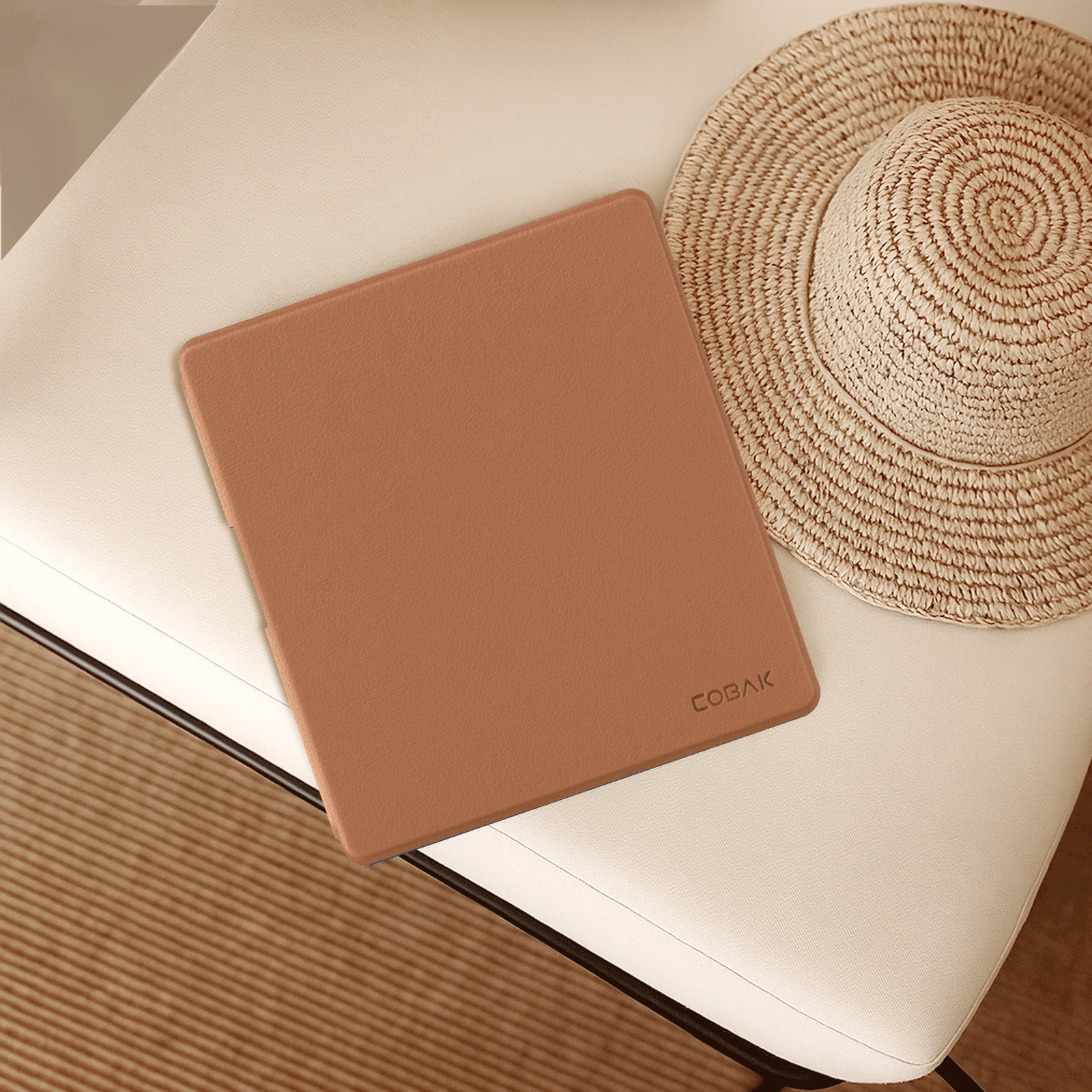 Kindle Scribe (2022/2024 10.2 INCH) Basic Case#Color_Lychee Brown