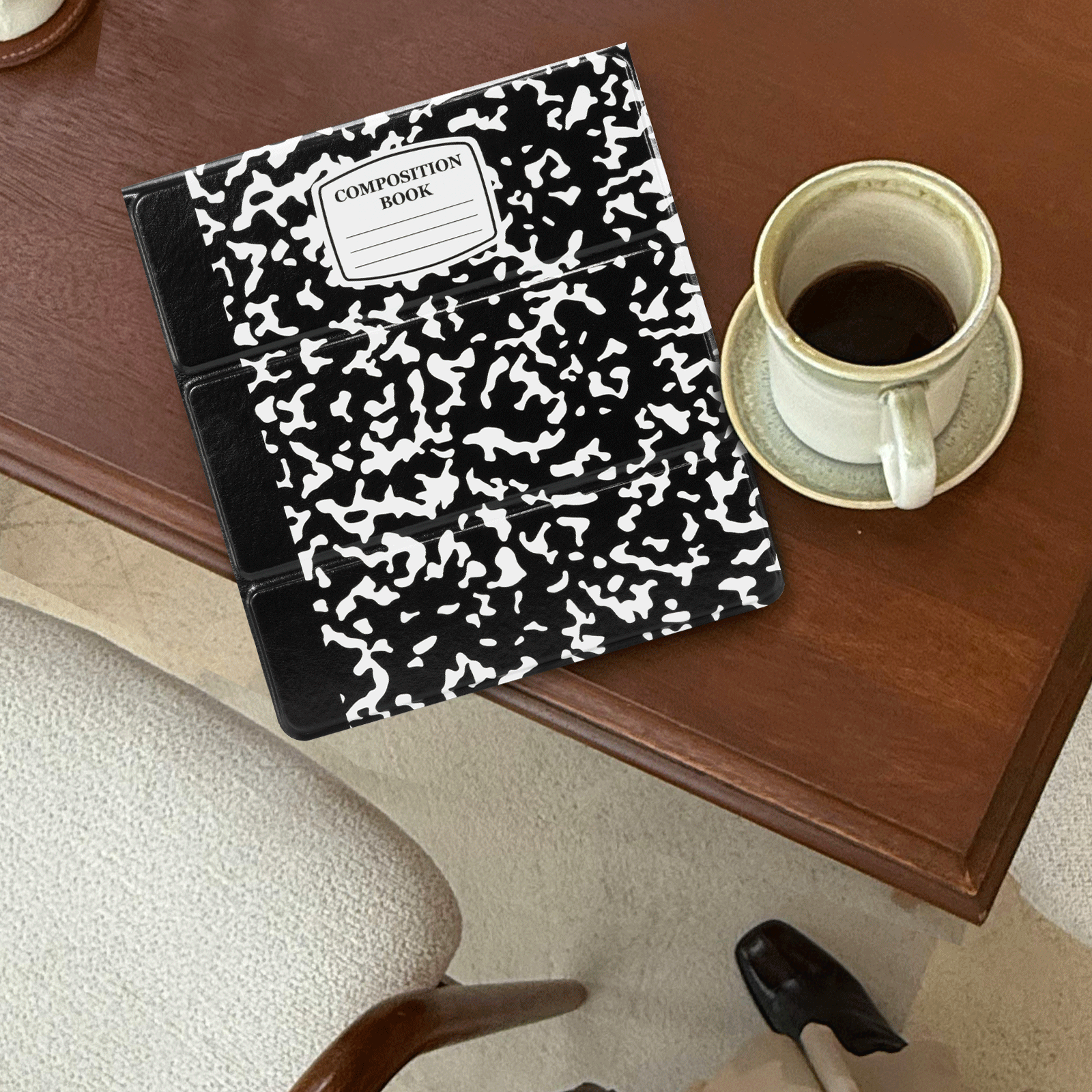 Classics Black Notes Kindle Scribe 10.2 Inch Folio Case