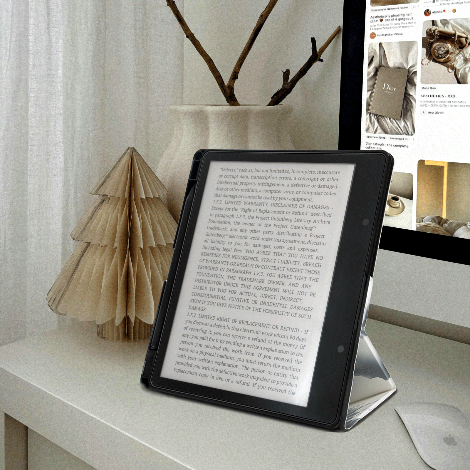 Mountain Ink Mountain Kindle Scribe 10.2 Inch Folio Case