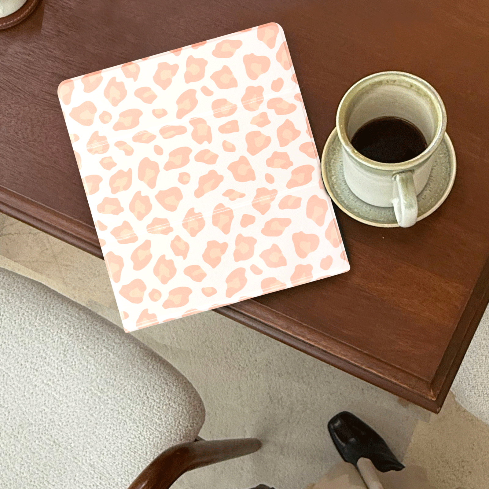 Ego Pink Leopard Kindle Scribe 10.2 Inch Folio Case