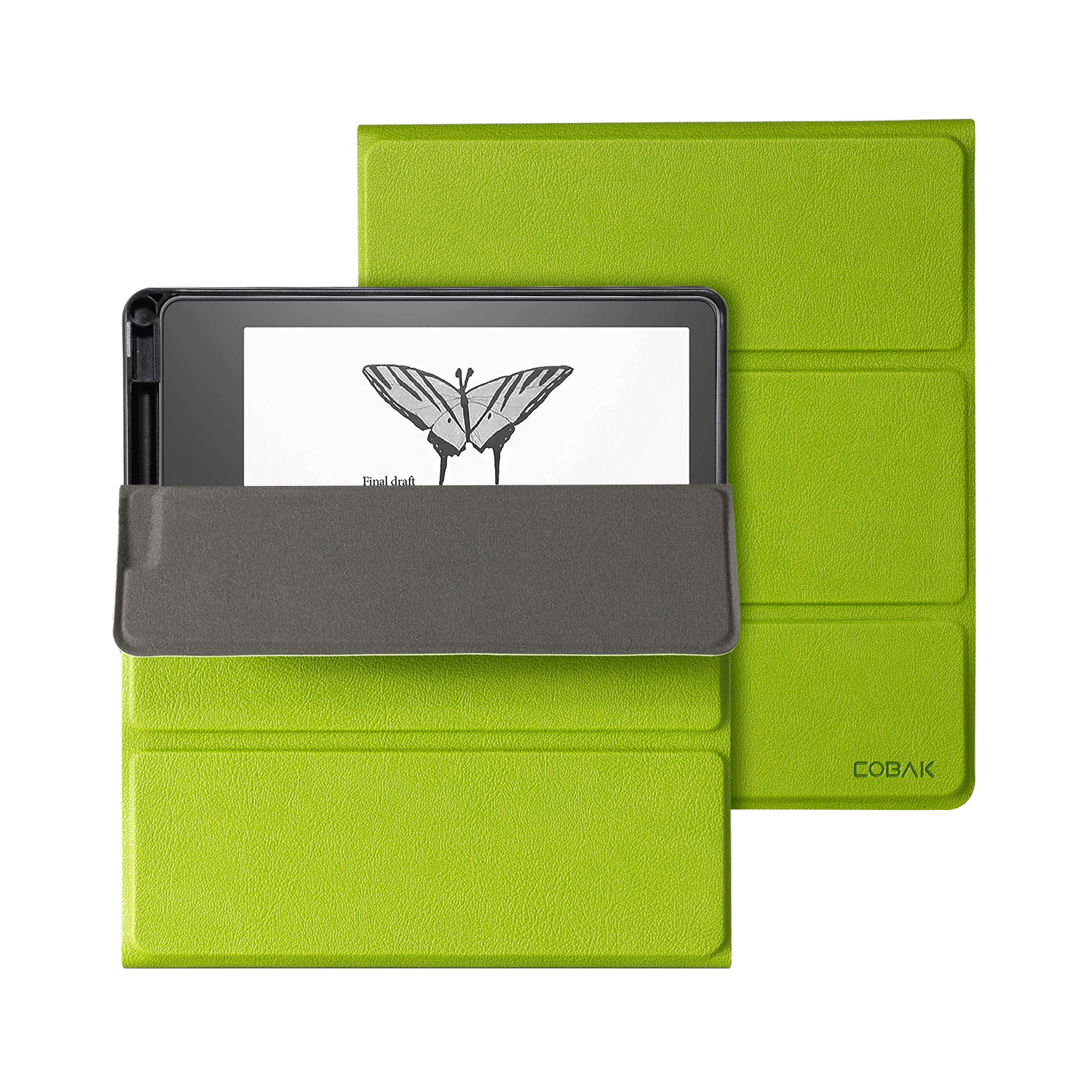 Kindle Scribe (2022/2024 10.2 Inch) tri-fold Stand#Color_Grass Green