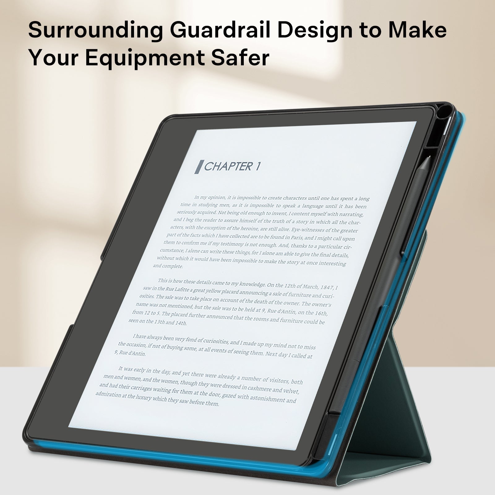 Kindle Scribe (2022/2024 10.2 Inch) tri-fold Stand#Color_Ink Green