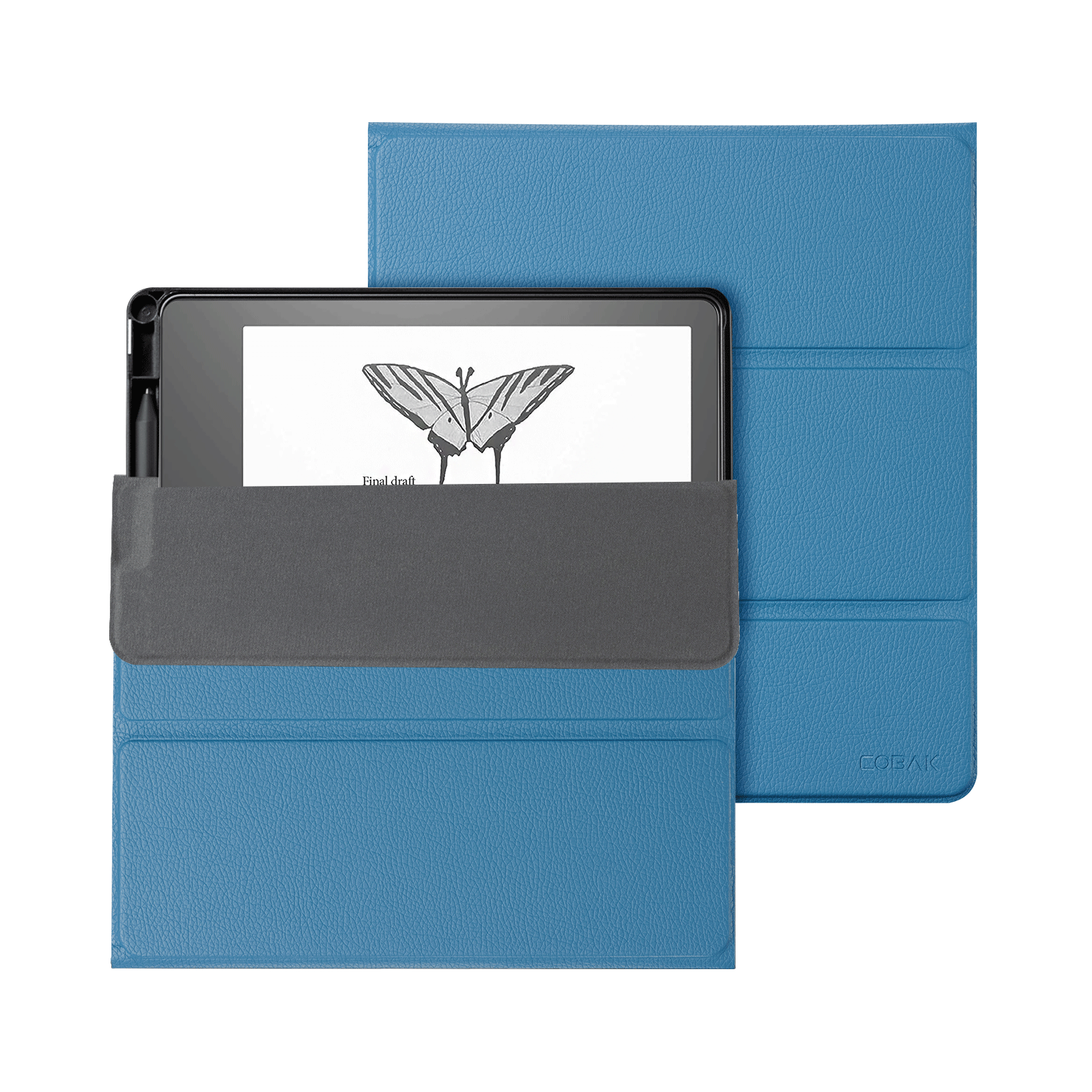 Kindle Scribe (2022/2024 10.2 Inch) tri-fold Stand#Color_Lychee Blue