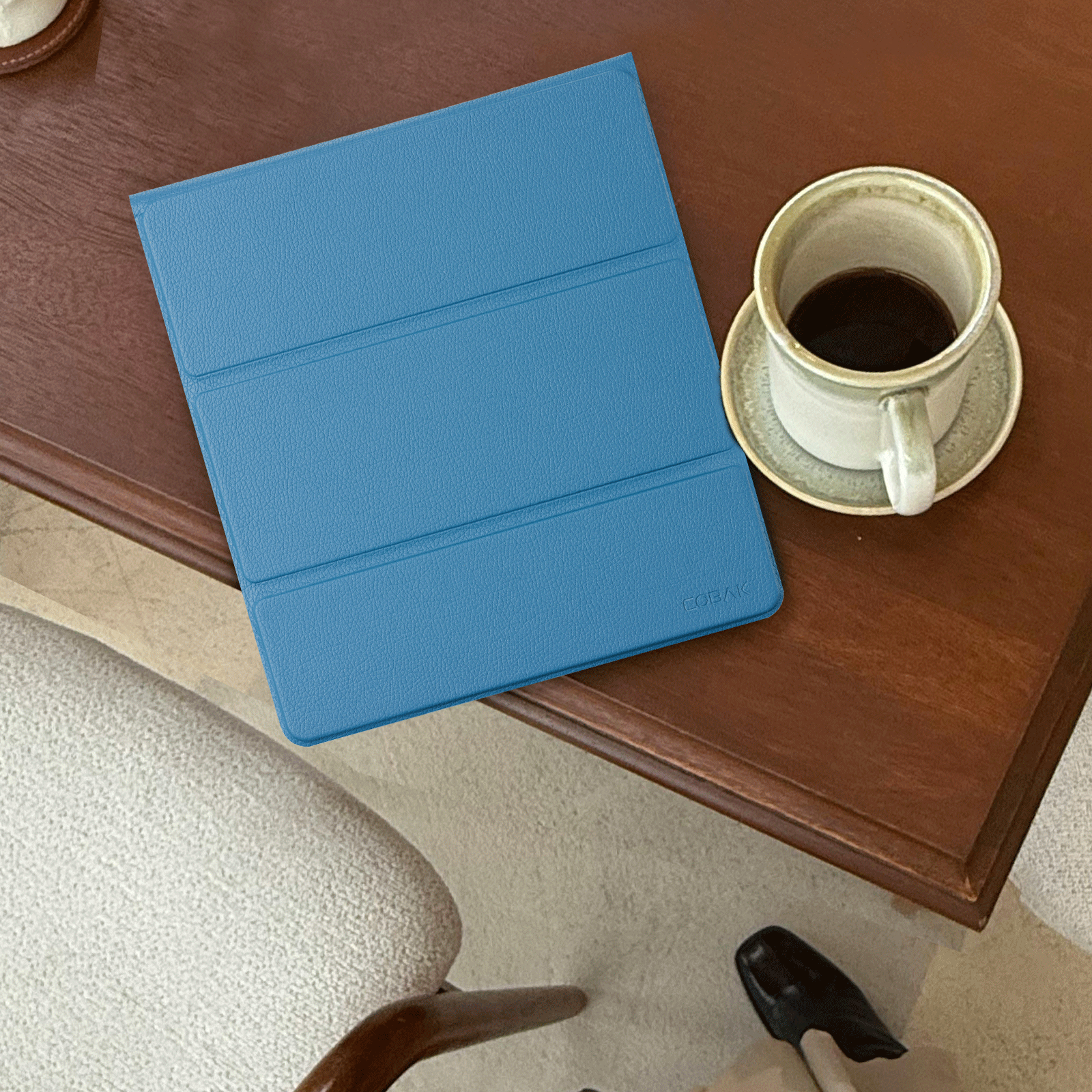 Kindle Scribe (2022/2024 10.2 Inch) tri-fold Stand#Color_Lychee Blue