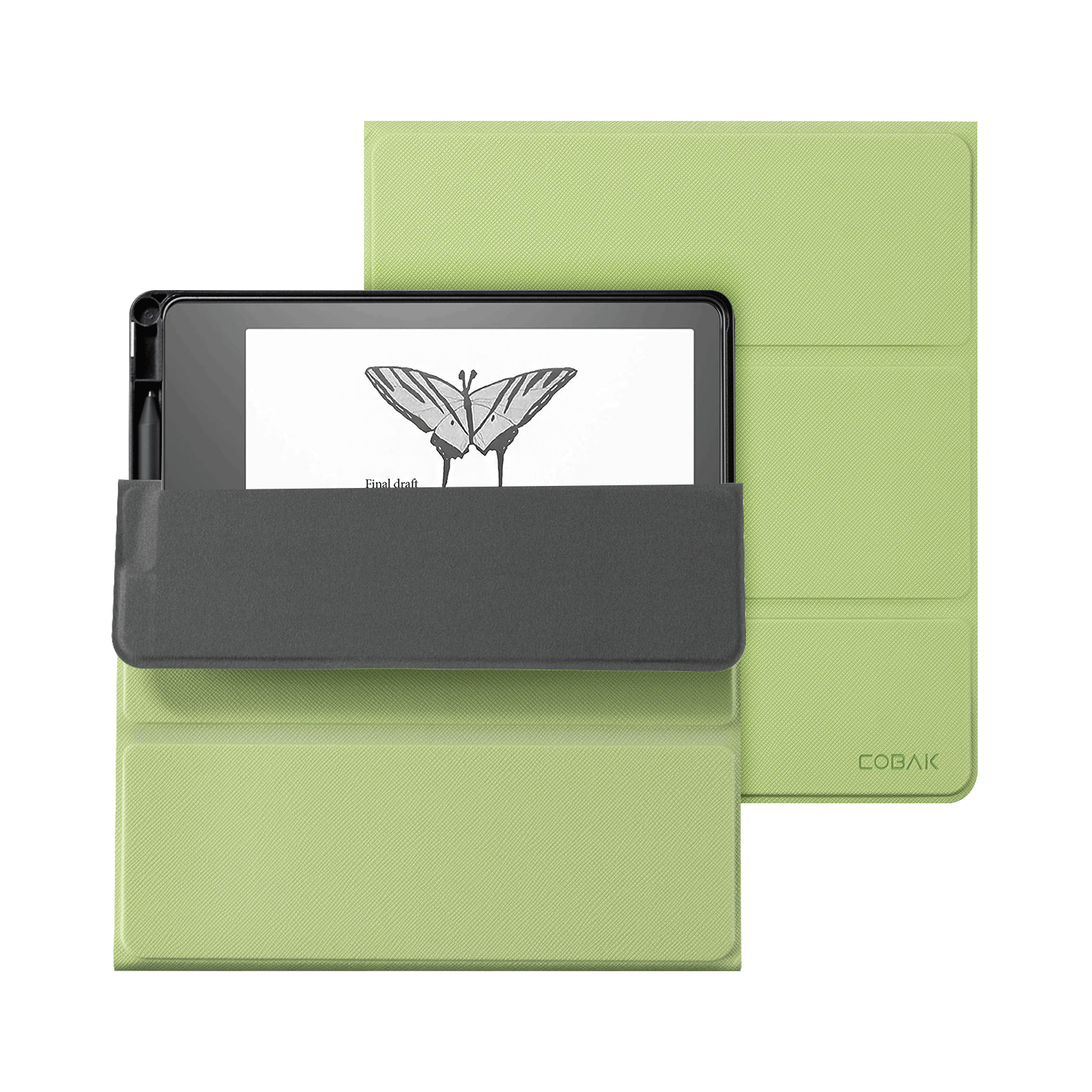 Kindle Scribe (2022/2024 10.2 Inch) tri-fold Stand#Color_Matcha