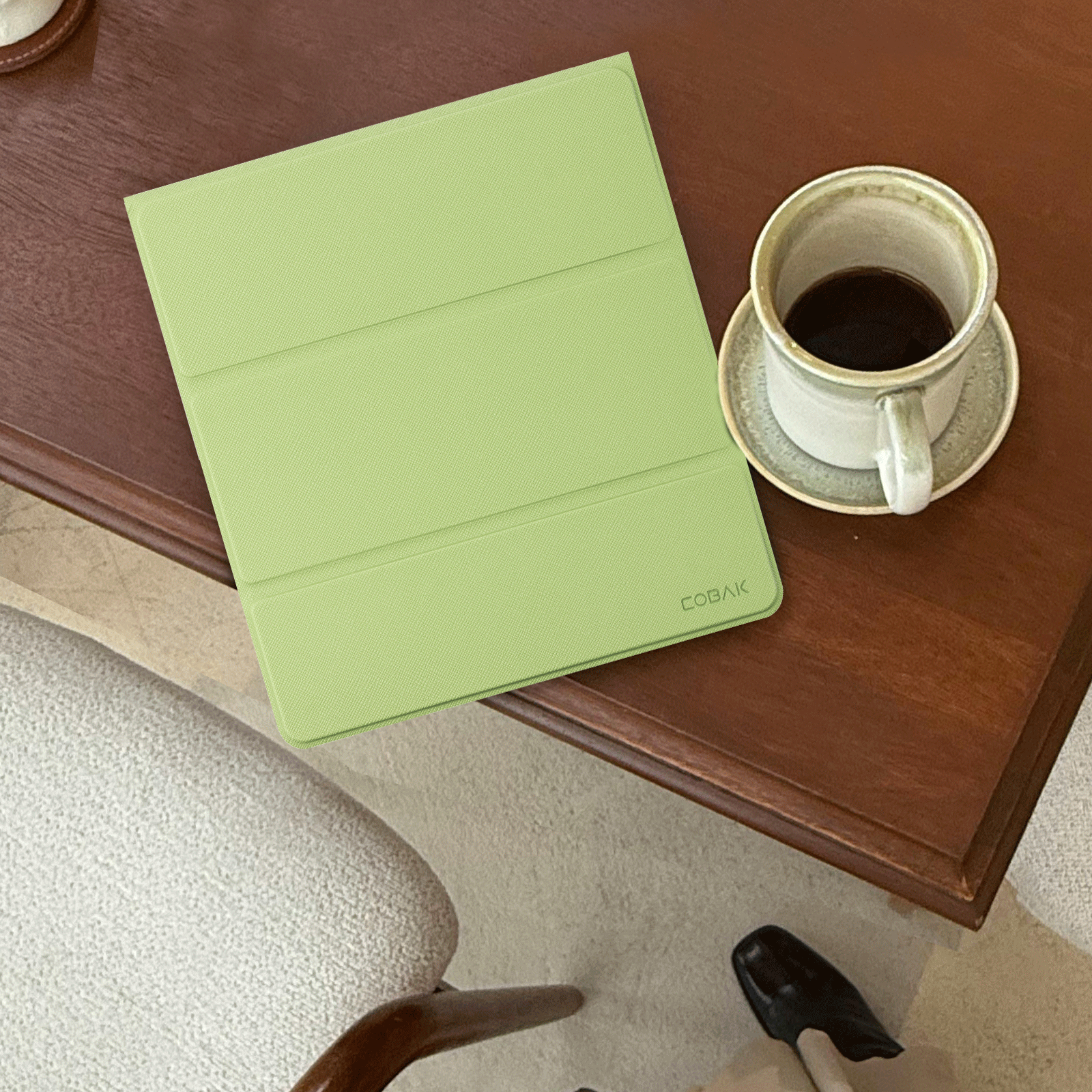 Kindle Scribe (2022/2024 10.2 Inch) tri-fold Stand#Color_Matcha