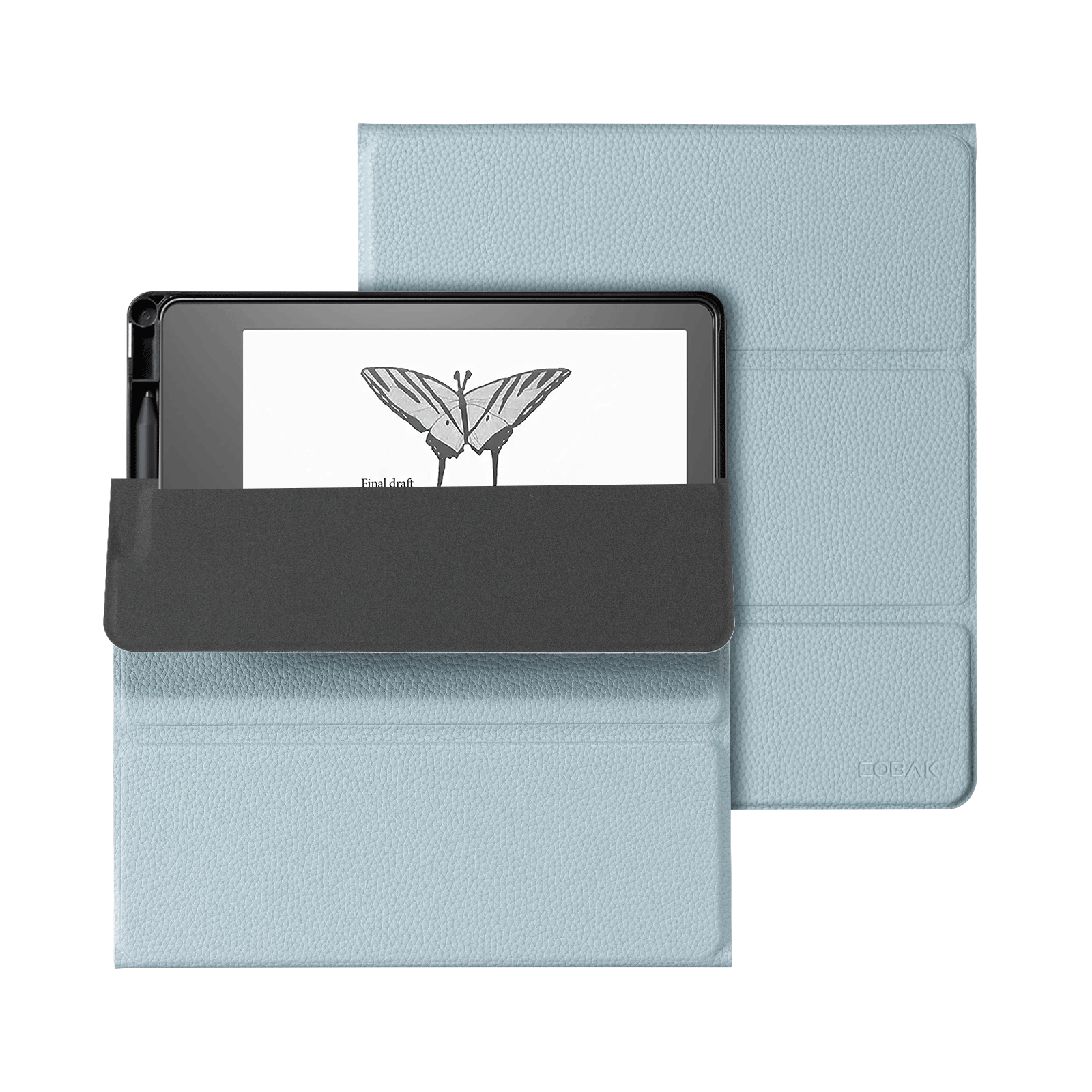 Kindle Scribe (2022/2024 10.2 Inch) tri-fold Stand#Color_Misty Blue