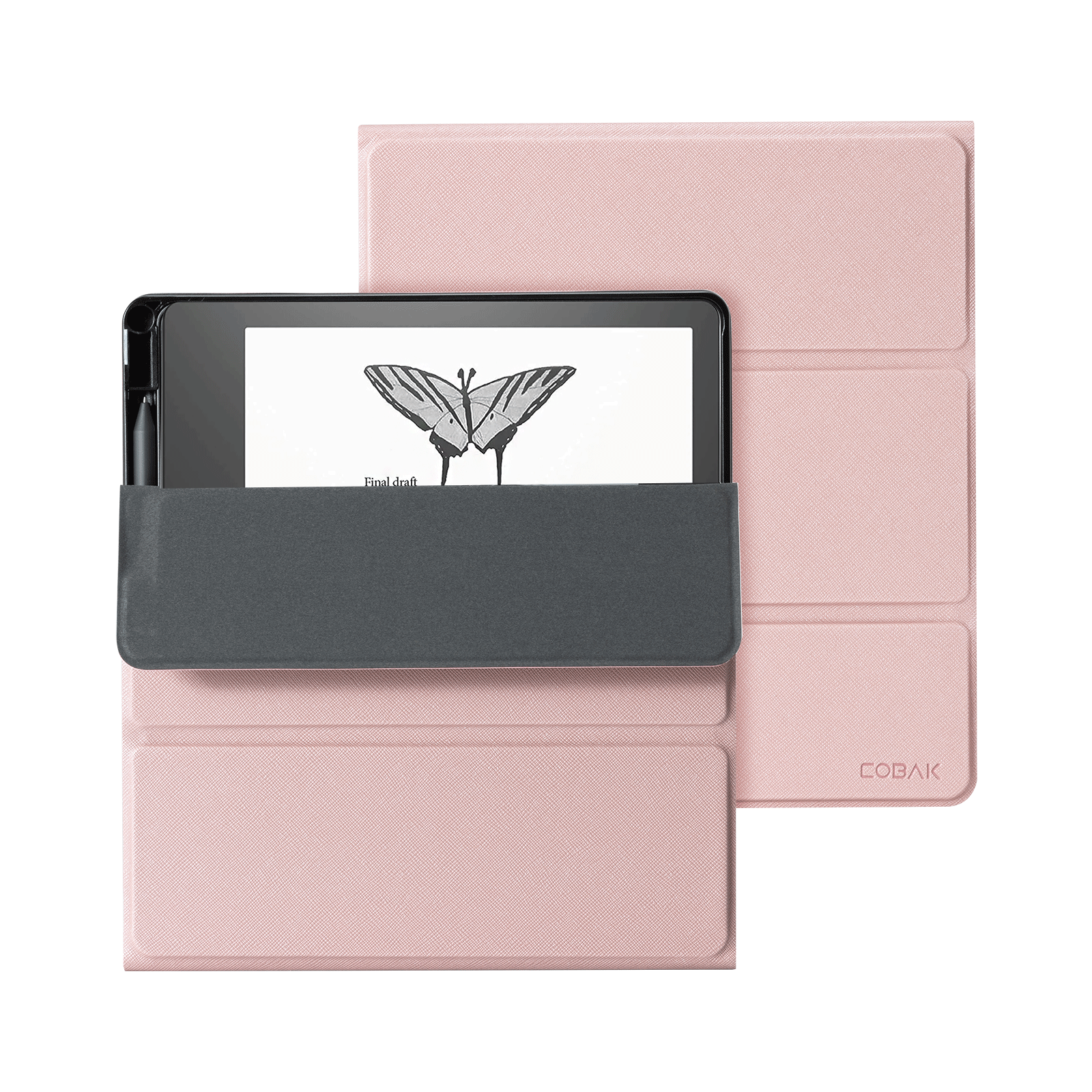 Kindle Scribe (2022/2024 10.2 Inch) tri-fold Stand#Color_Rose Gold