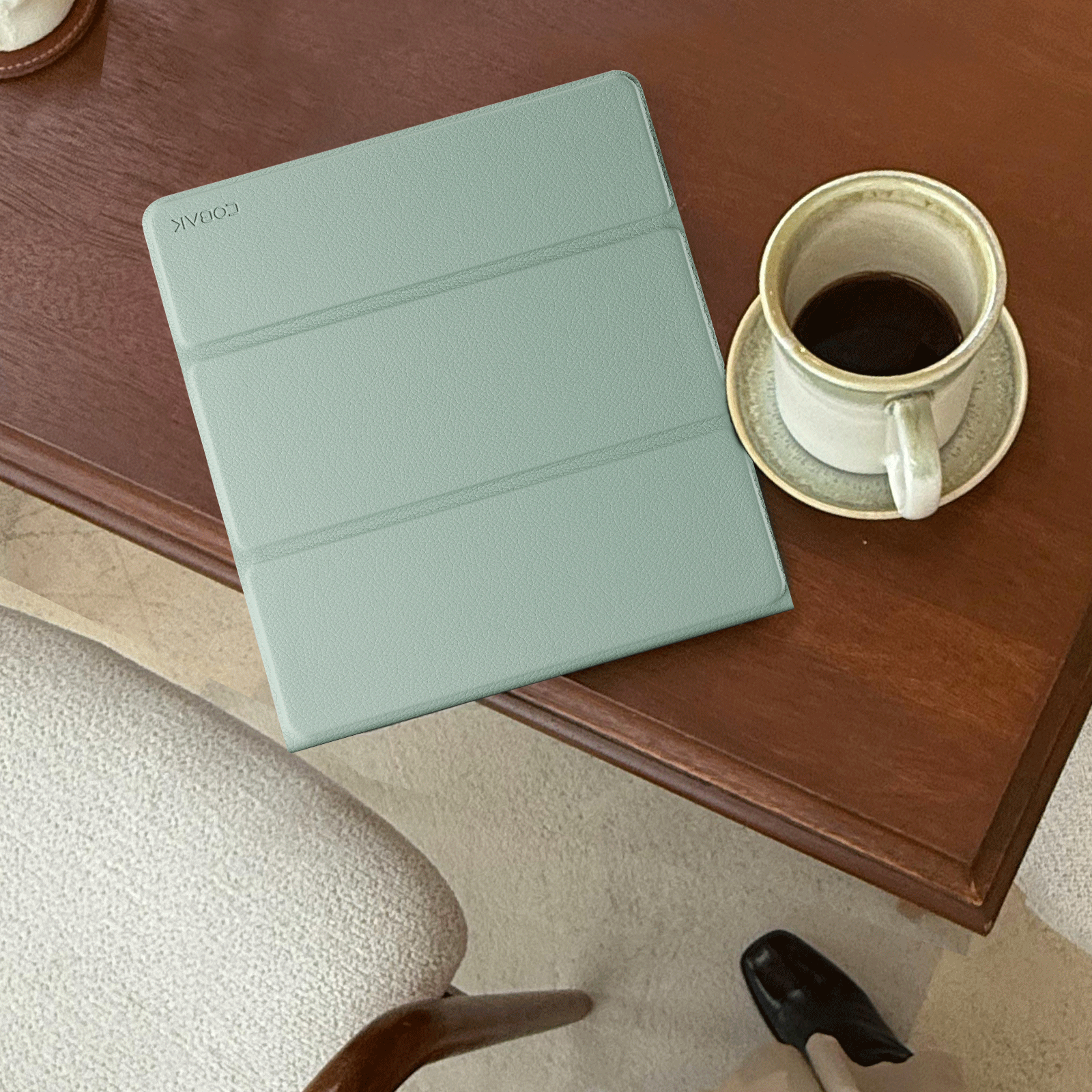 Kindle Scribe (2022/2024 10.2 Inch) tri-fold Stand#Color_Sage Green