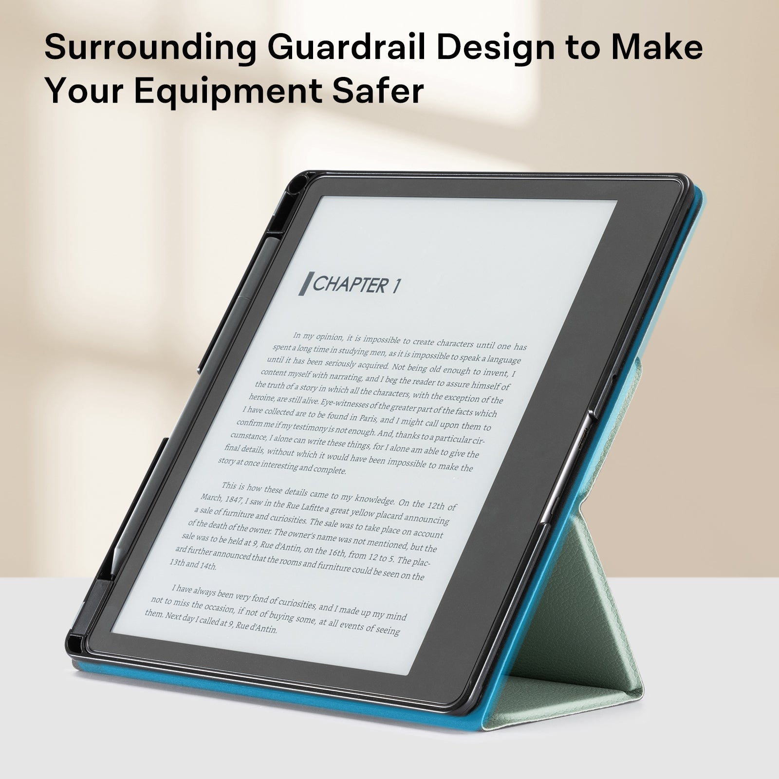 Kindle Scribe (2022/2024 10.2 Inch) tri-fold Stand#Color_Sage Green