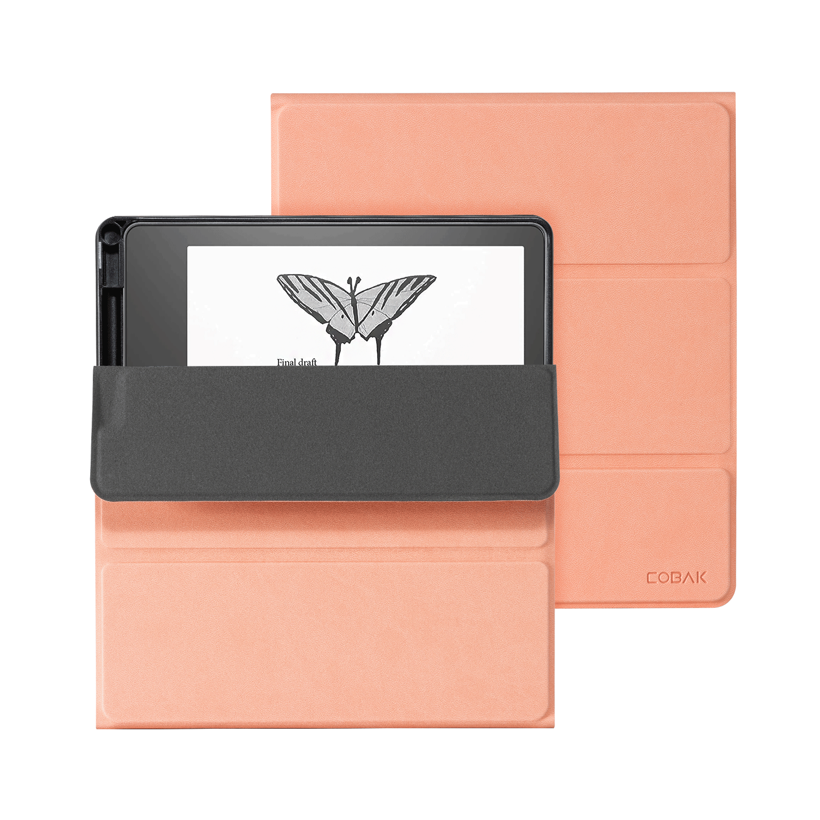 Kindle Scribe (2022/2024 10.2 Inch) tri-fold Stand#Color_Sheep Texture Pink