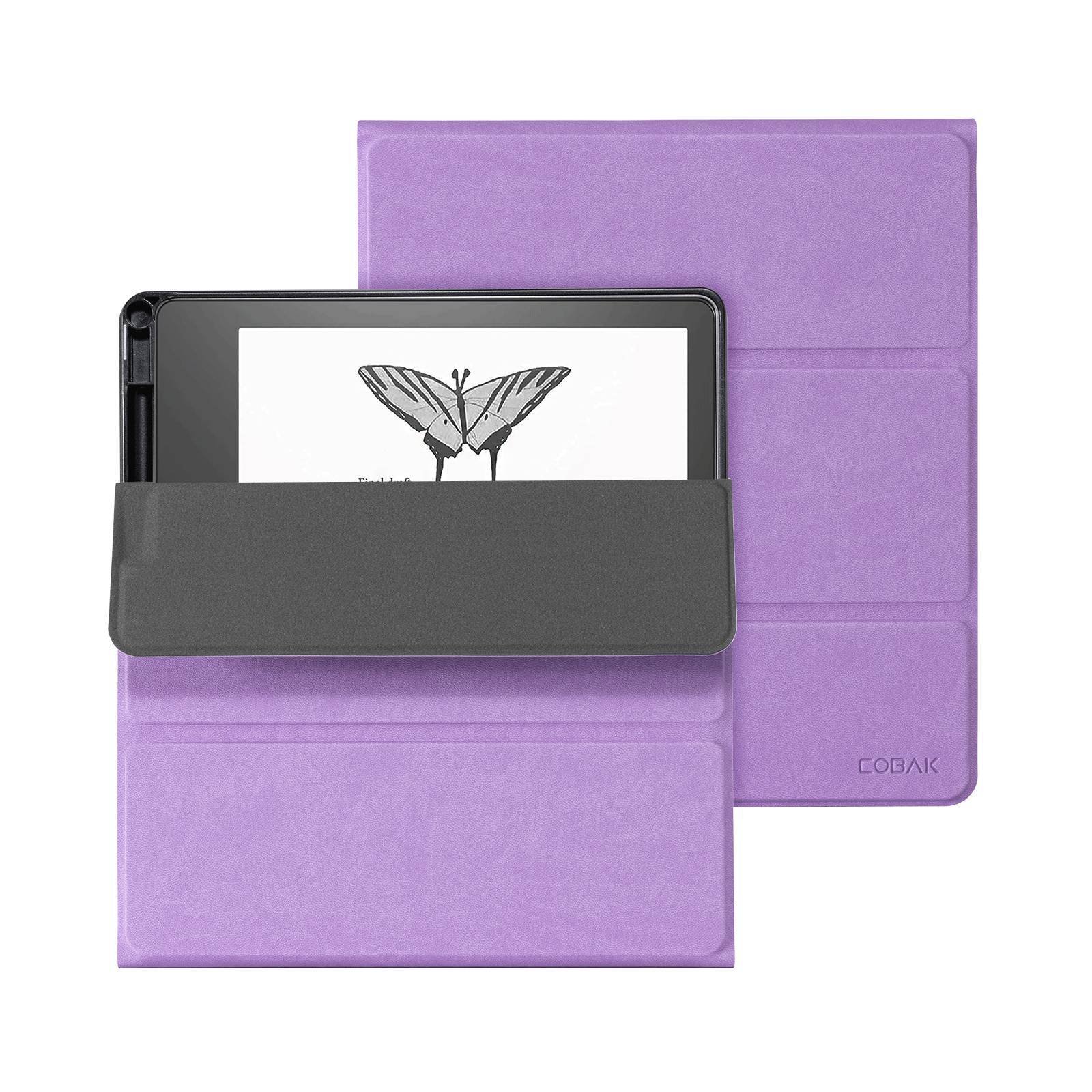 Kindle Scribe (2022/2024 10.2 Inch) tri-fold Stand#Color_Sheep Texture Purple