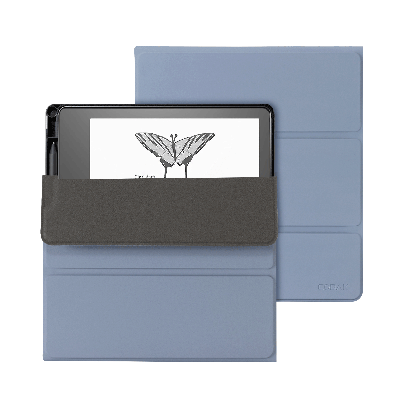 Kindle Scribe (2022/2024 10.2 Inch) tri-fold Stand#Color_Skin Like Purple