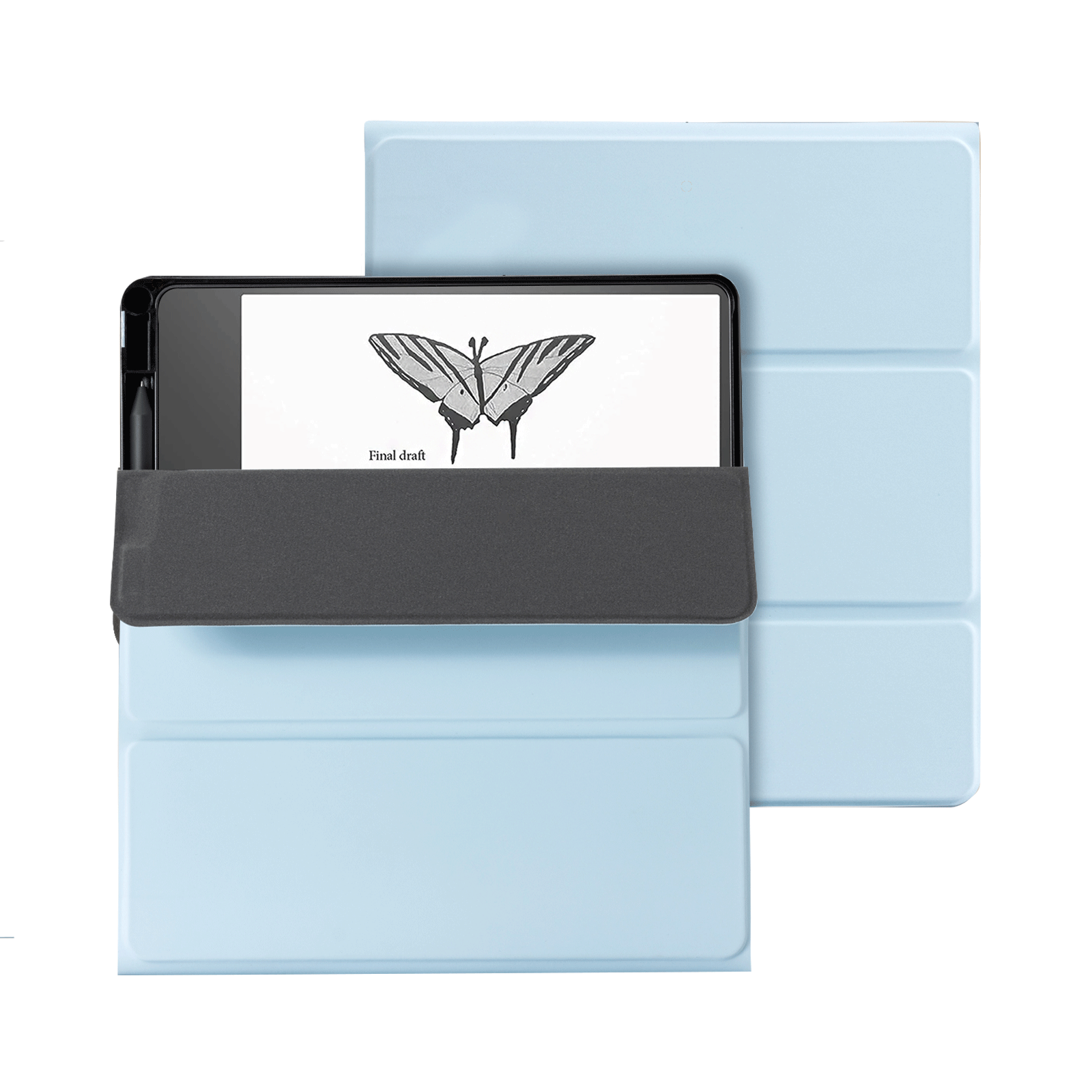 Kindle Scribe (2022/2024 10.2 Inch) tri-fold Stand#Color_Sky Blue