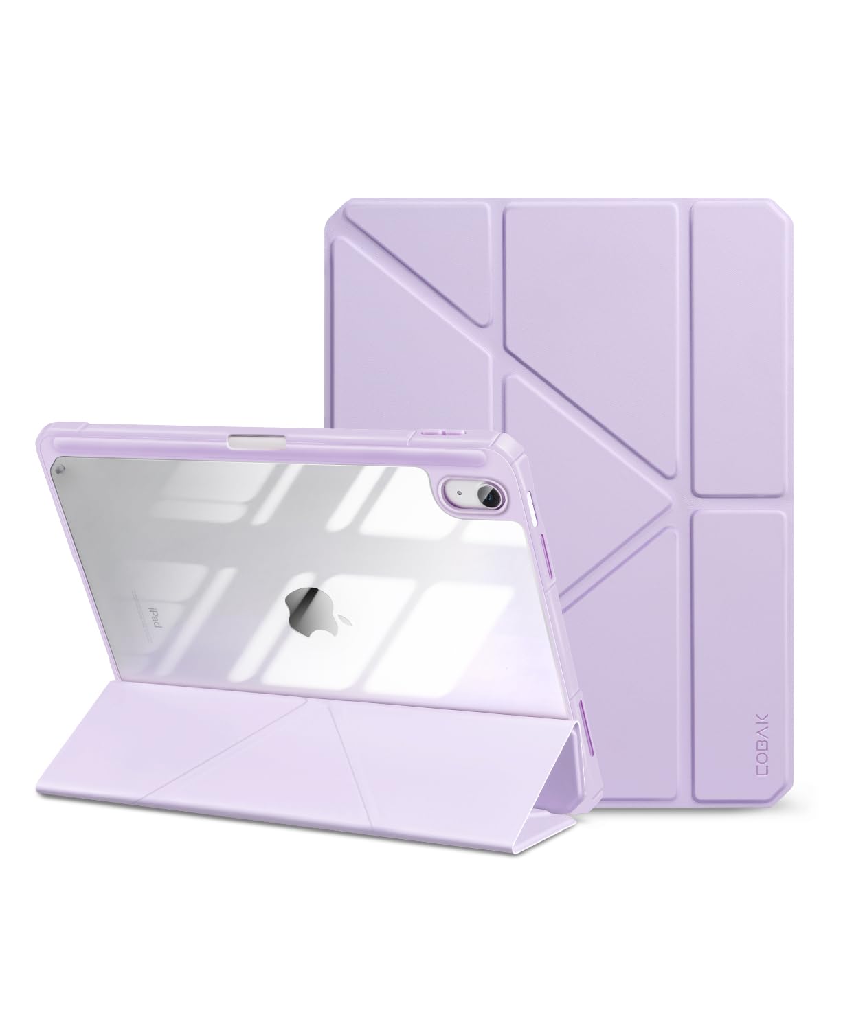 iPad 11th Gen (A16) 11" (2025) & 10th Gen 10.9" (2022) Case With Magnetic Stand#Color_Light Purple