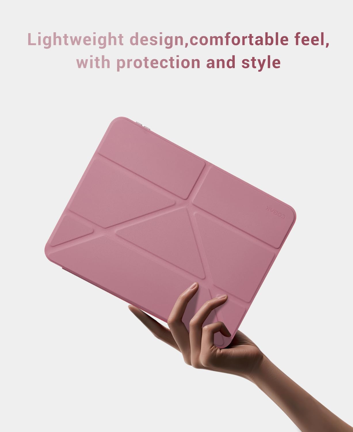 iPad 11th Gen (A16) 11" (2025) & 10th Gen 10.9" (2022) Case With Magnetic Stand#Color_Purple Gray