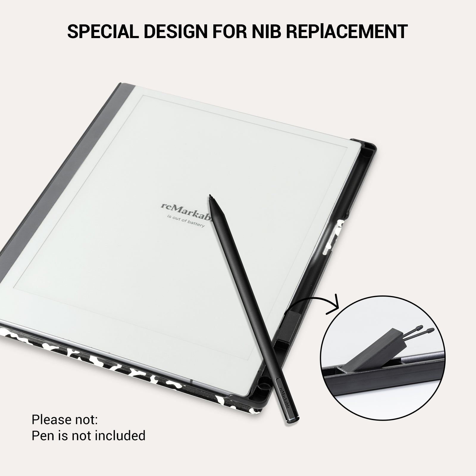 Recreate Black Notebook reMarkable 2 Basic the classics#Color_Black Notes