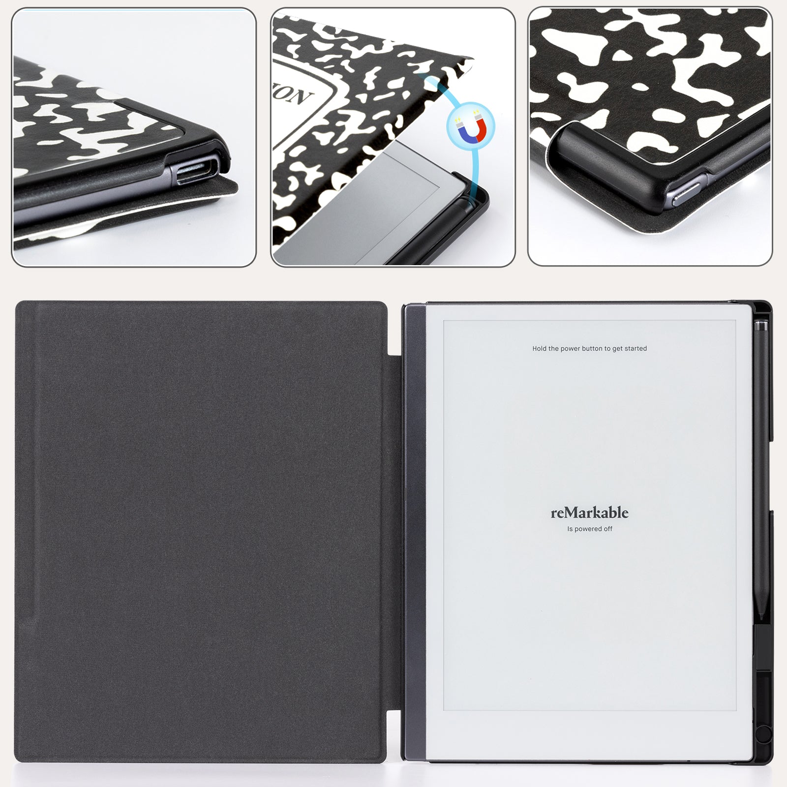 Recreate Black Notebook reMarkable 2 Basic the classics#Color_Black Notes