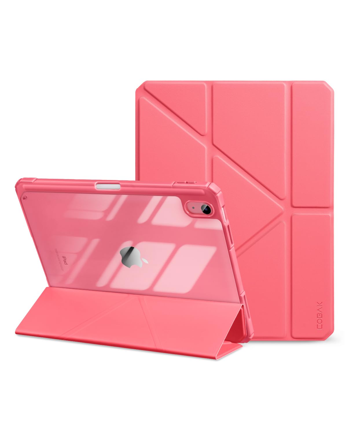 iPad 11th Gen (A16) 11" (2025) & 10th Gen 10.9" (2022) Case With Magnetic Stand#Color_Rosy Pink