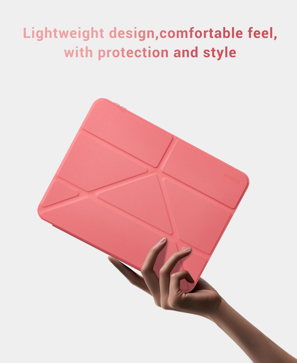 iPad 11th Gen (A16) 11" (2025) & 10th Gen 10.9" (2022) Case With Magnetic Stand#Color_Rosy Pink