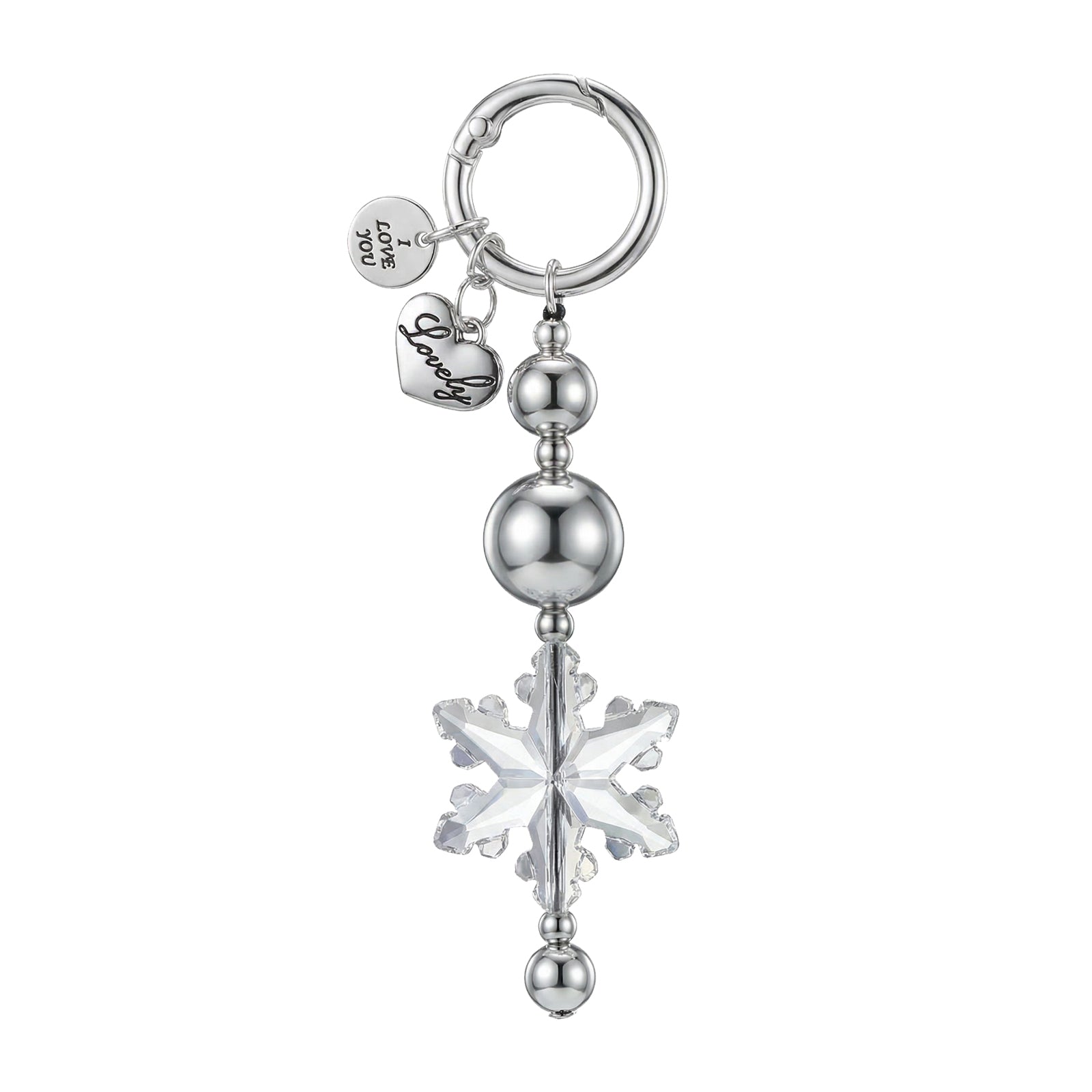 Silver-Tone Snowflake Strap