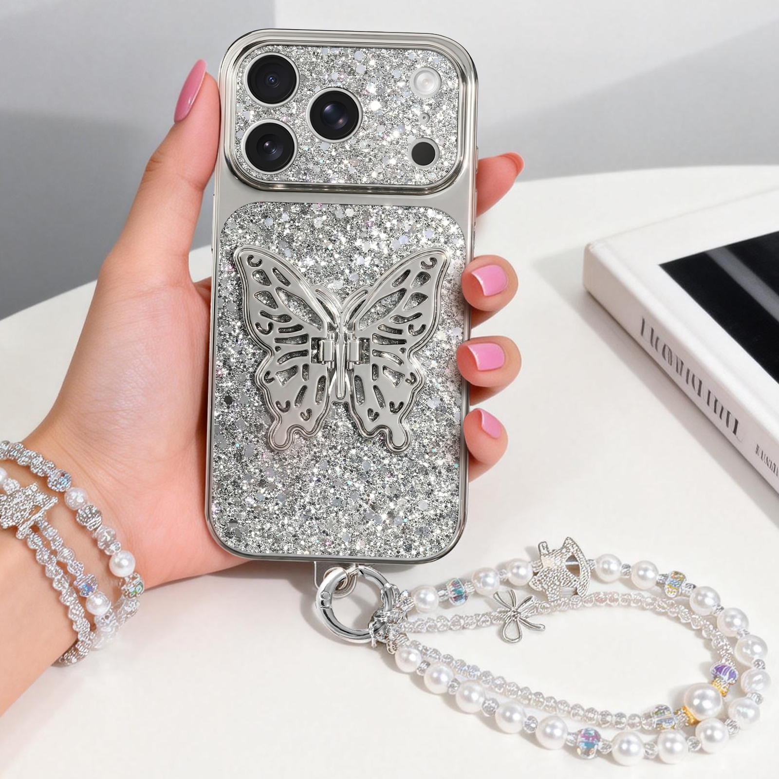 #Color_Silver Glitter