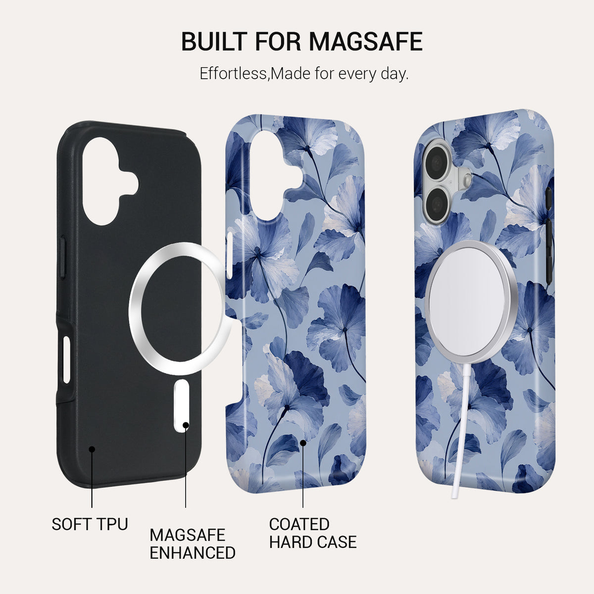 Bluebell Tough Phone Case#DEVICE_iPhone 17