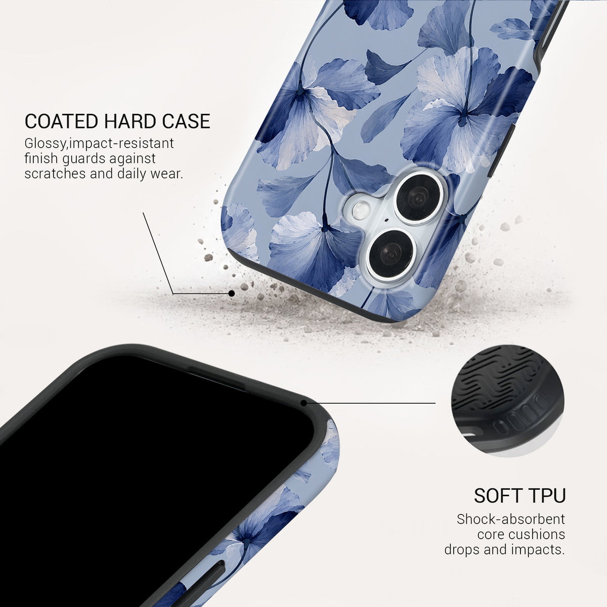 Bluebell Tough Phone Case#DEVICE_iPhone 17