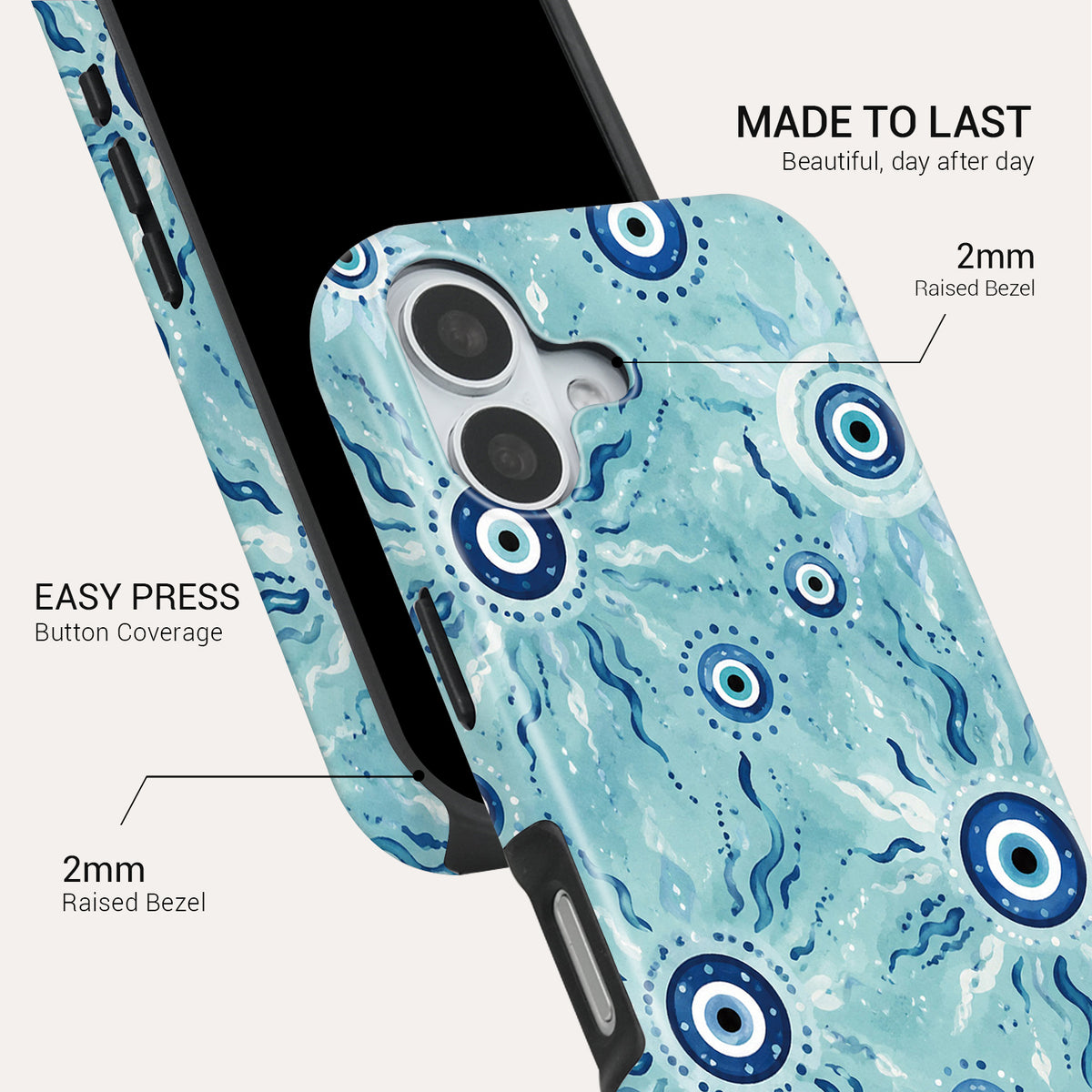 Evil Eye Tough Phone Case#DEVICE_iPhone 17