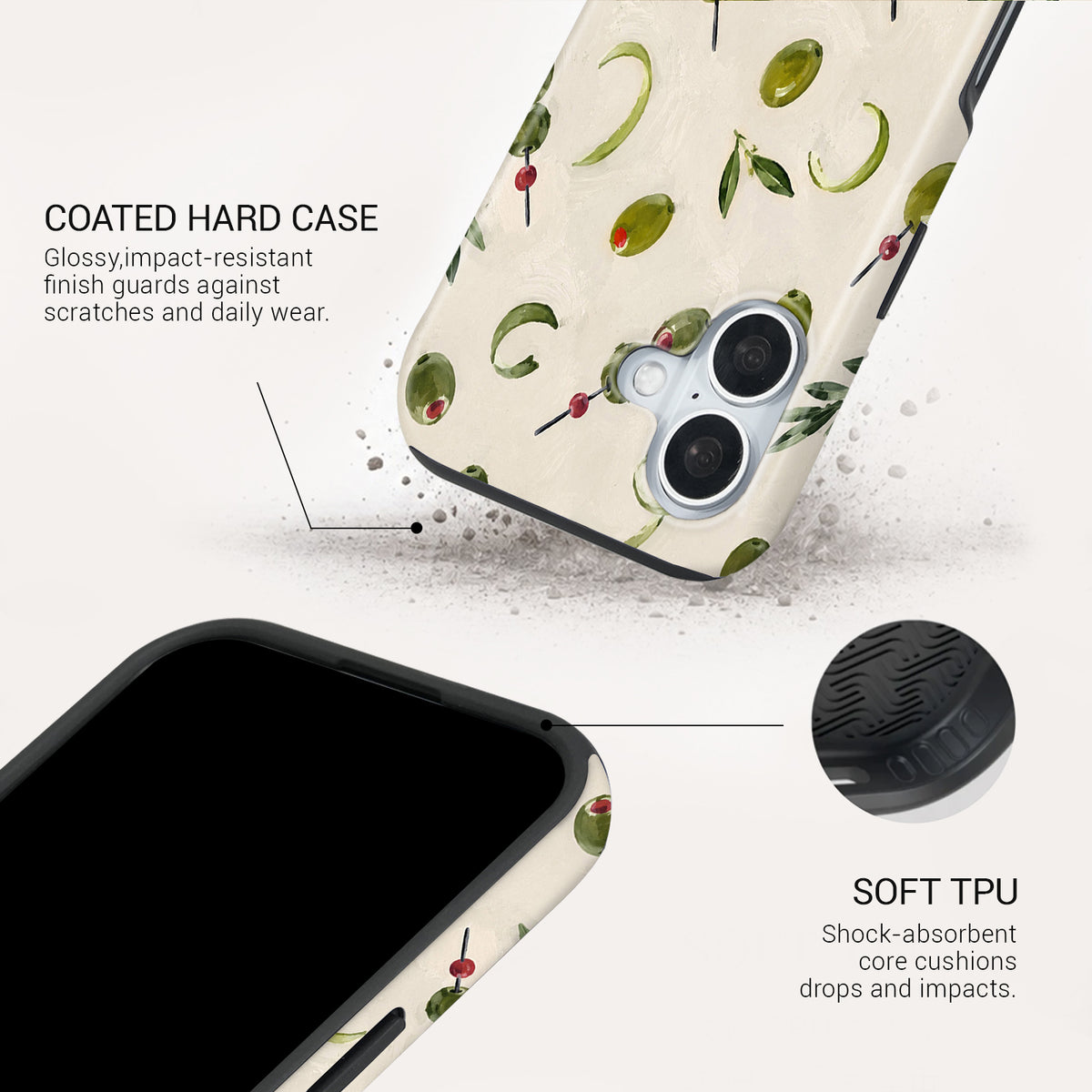 Olive You Tough Phone Case#DEVICE_iPhone 17