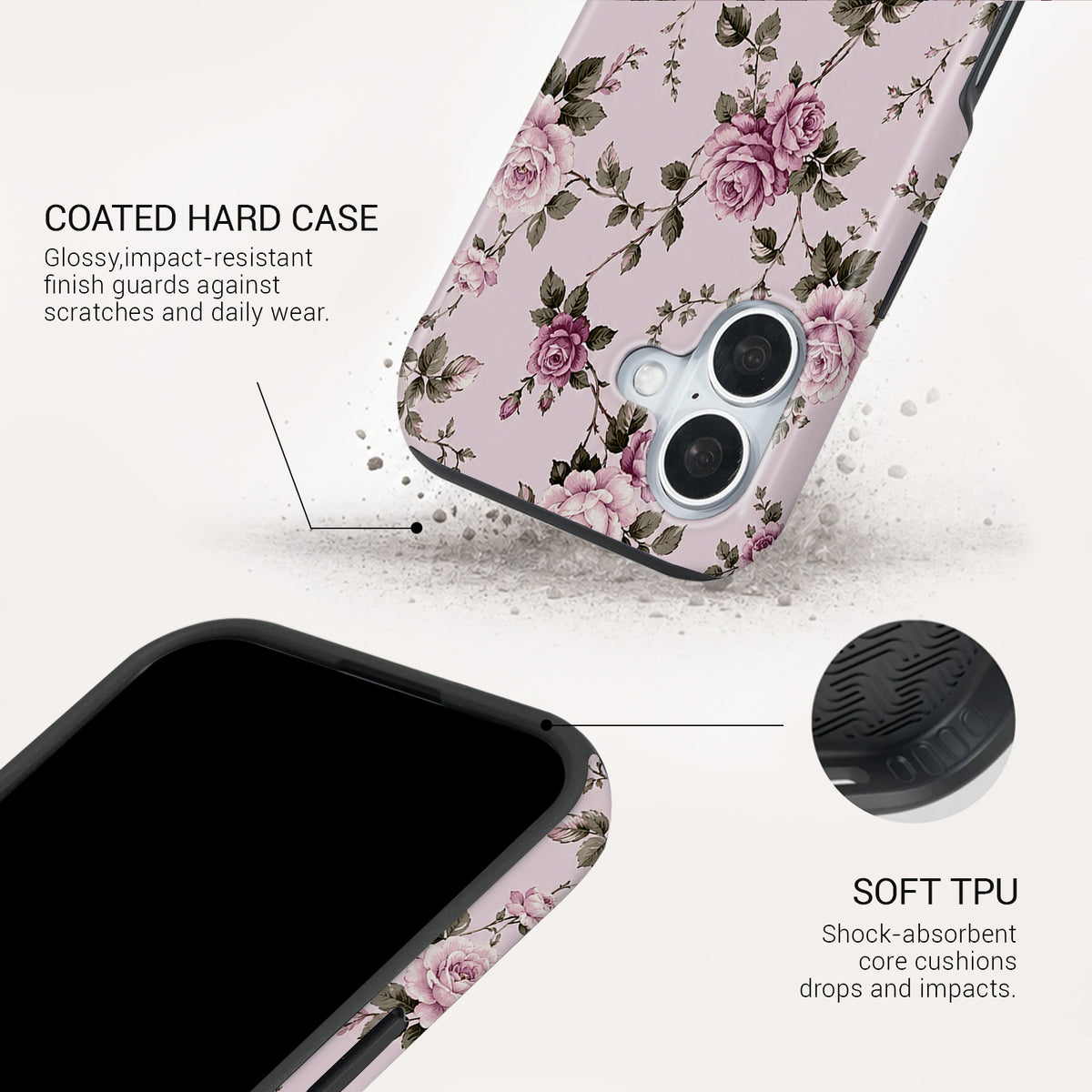 Rosette Tough Phone Case#DEVICE_iPhone 17