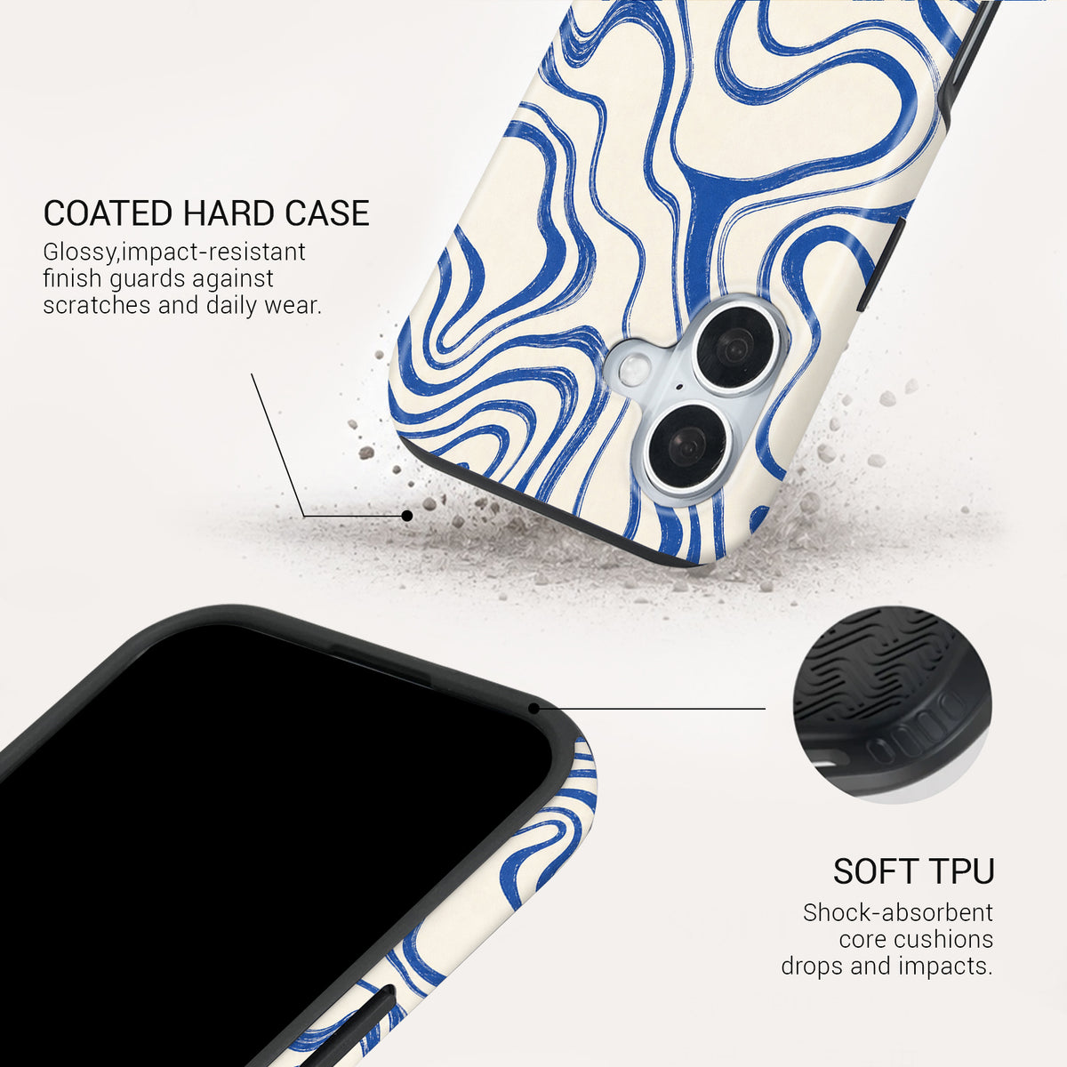Coastline Tough Phone Case#DEVICE_iPhone 17