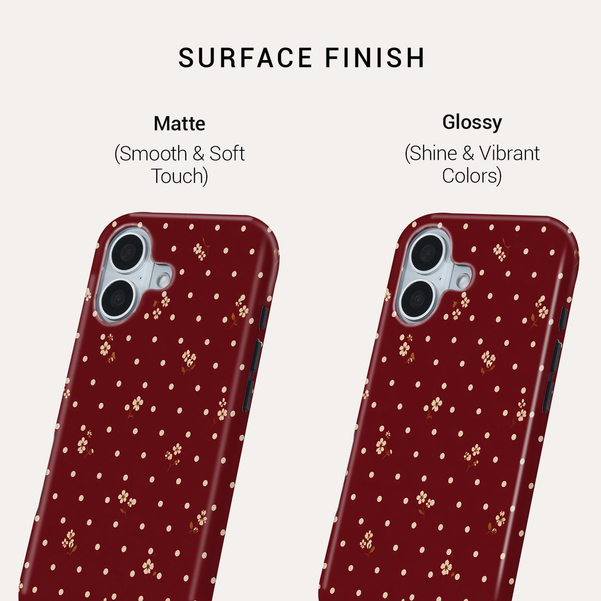 Dotted Flowers Tough Phone Case#DEVICE_iPhone 17