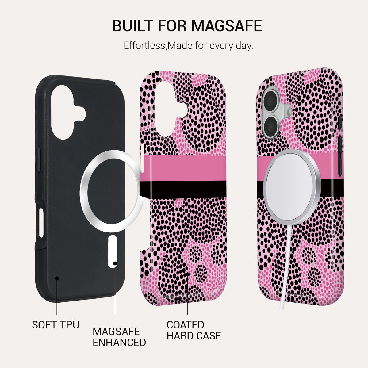 Pink Riot Tough Phone Case#DEVICE_iPhone 17