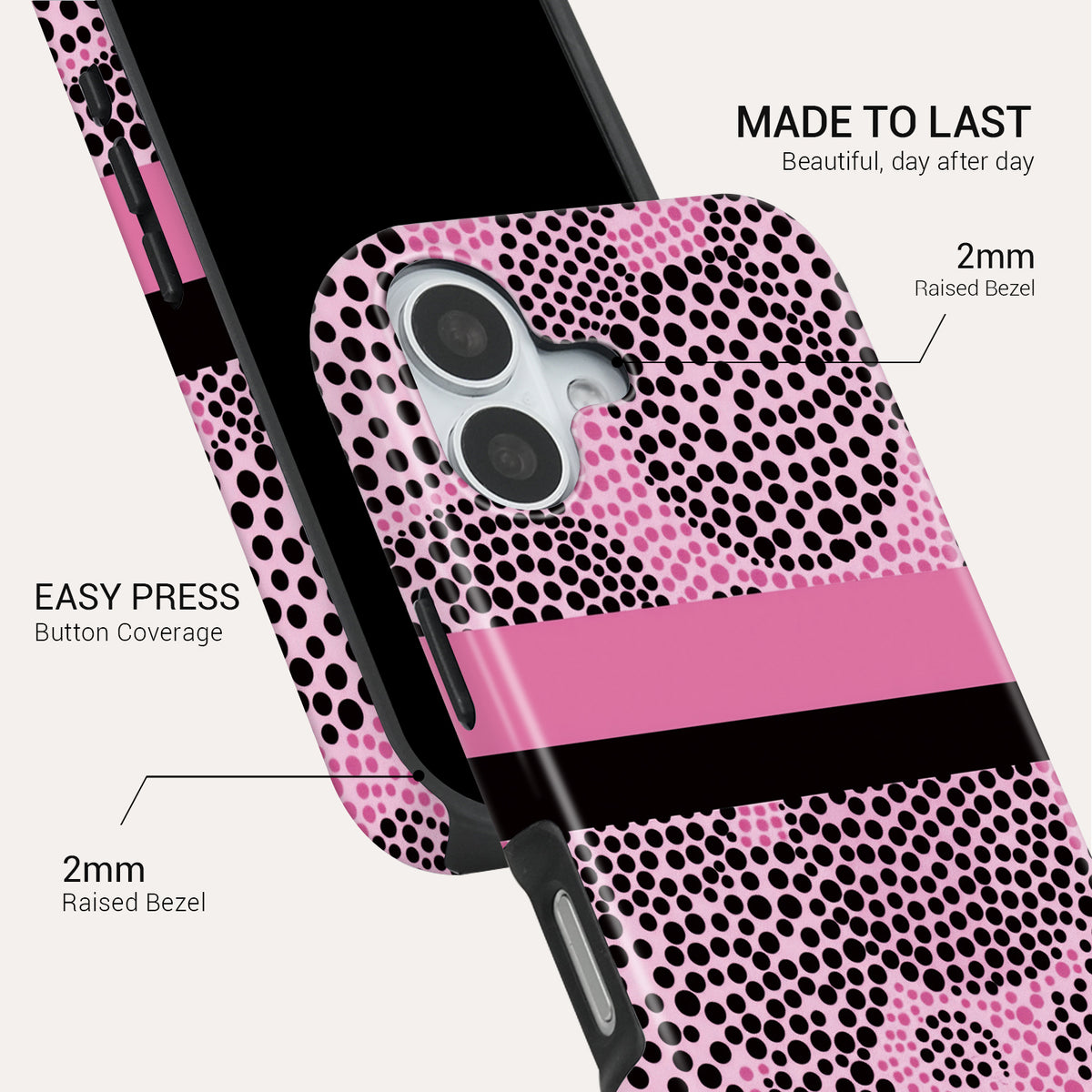 Pink Riot Tough Phone Case#DEVICE_iPhone 17