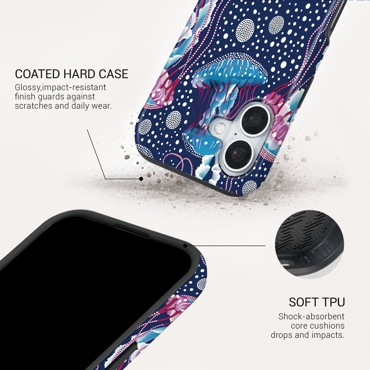 Midnight Drift Tough Phone Case#DEVICE_iPhone 17
