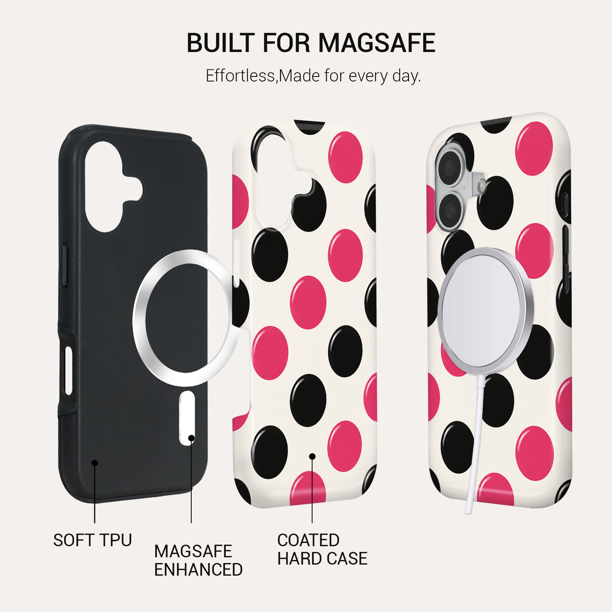 Pink Punch Tough Phone Case#DEVICE_iPhone 17