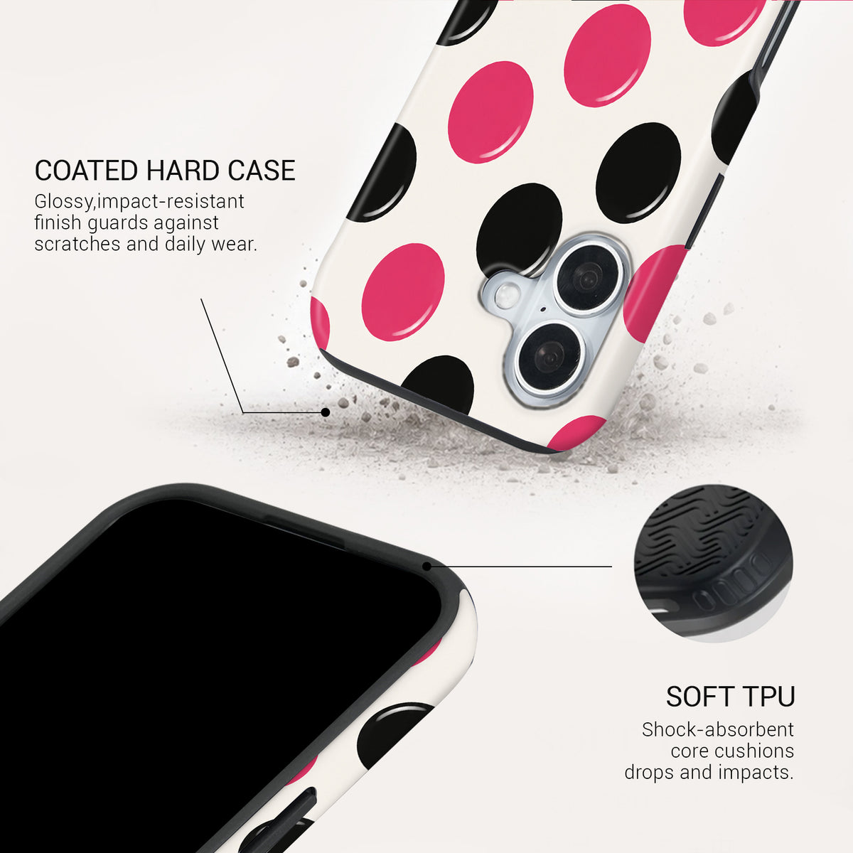 Pink Punch Tough Phone Case#DEVICE_iPhone 17