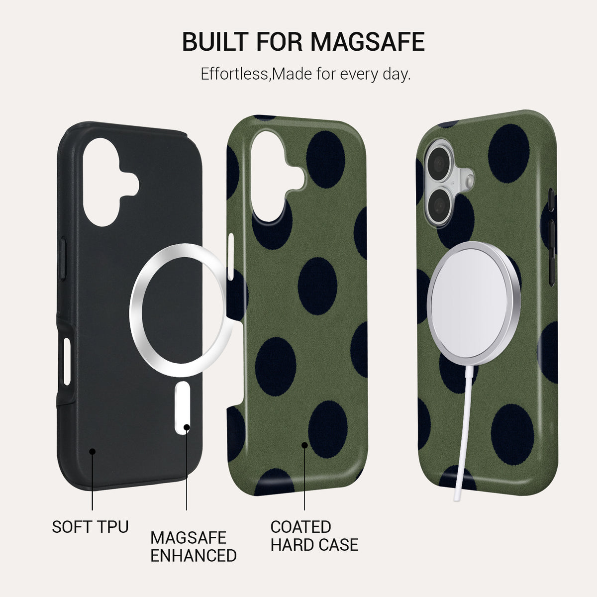 Olive Tough Phone Case#DEVICE_iPhone 17