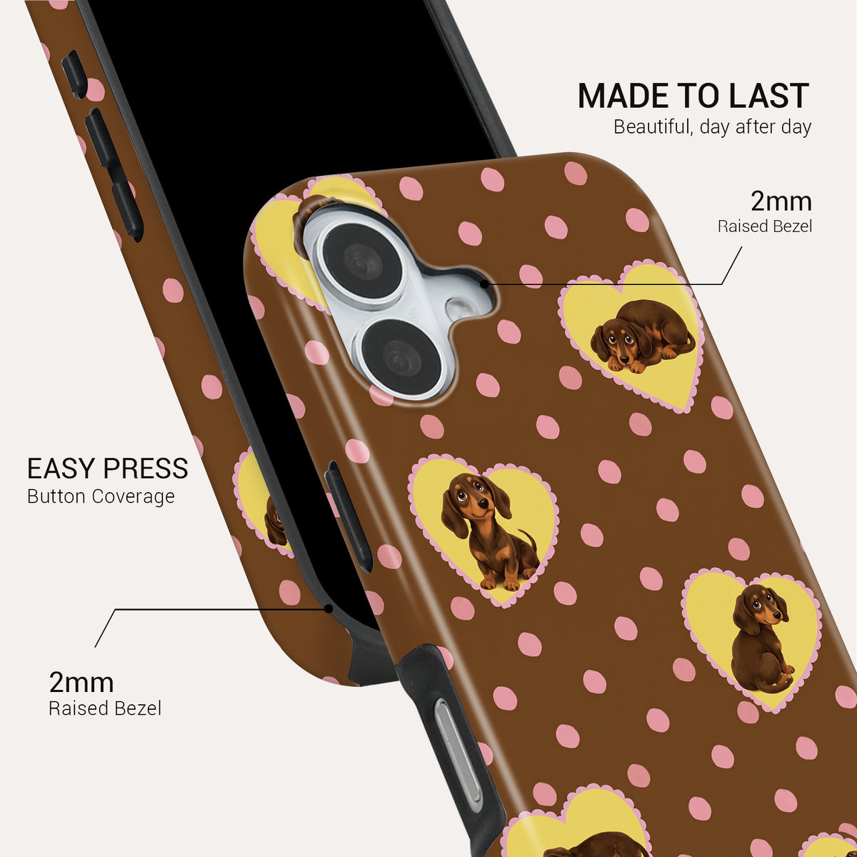 Puppy Love Tough Phone Case#DEVICE_iPhone 17