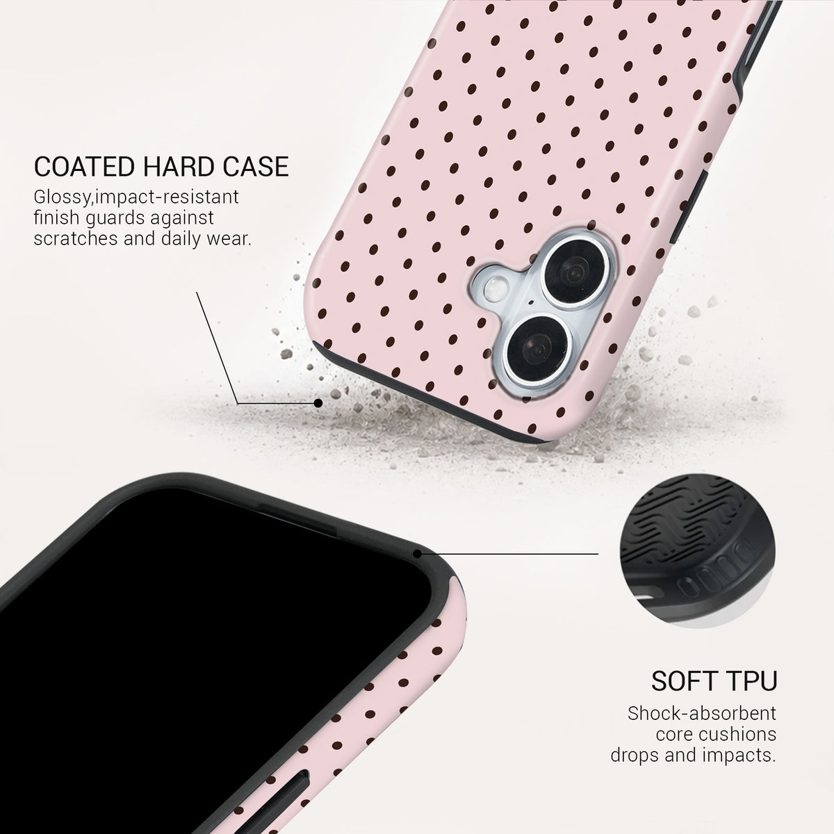 Blush Beige Tough Phone Case#DEVICE_iPhone 17