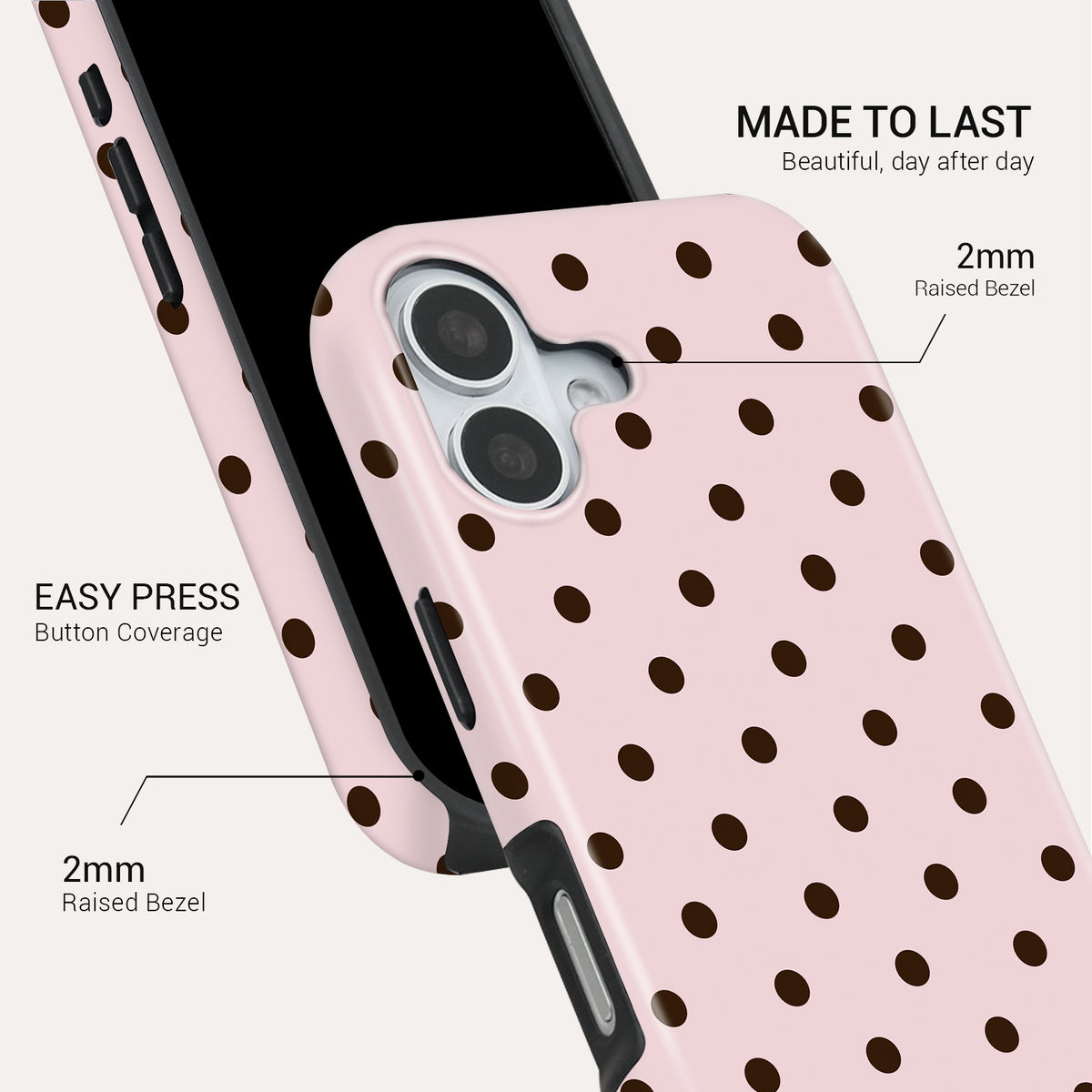 Nude Blush Tough Phone Case#DEVICE_iPhone 17
