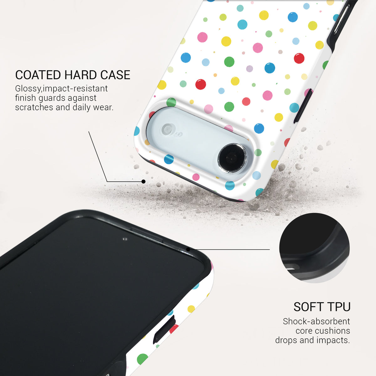 Confetti Tough Phone Case#DEVICE_iPhone 17 Air