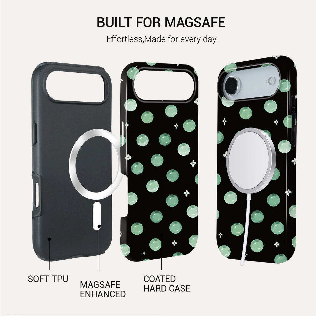 Green Light Tough Phone Case#DEVICE_iPhone 17 Air