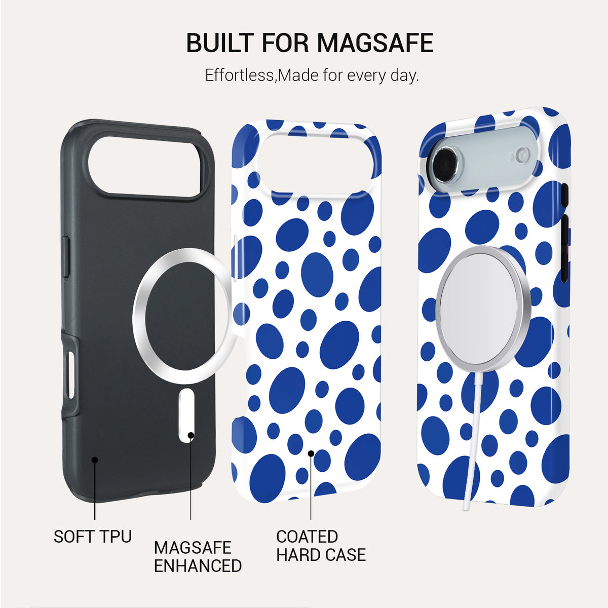 Blue Freckles Tough Phone Case#DEVICE_iPhone 17 Air